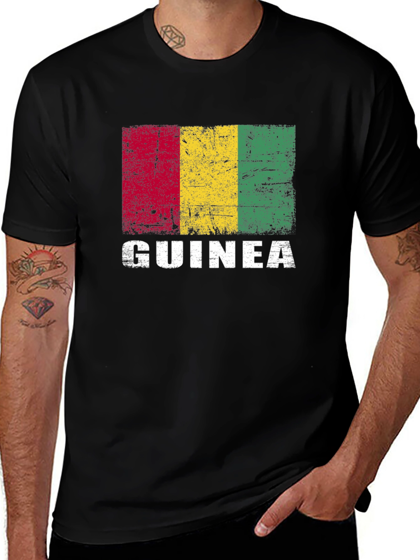 Guinea Flag T-Shirt - Show Your Pride!