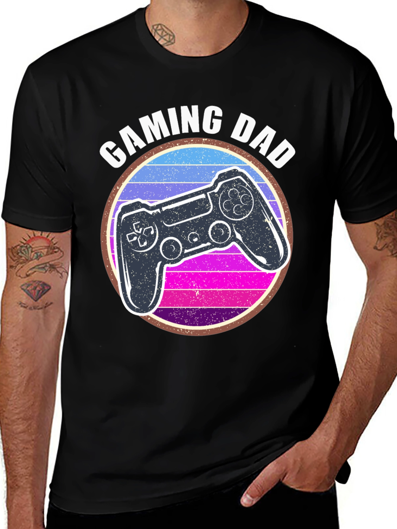 Variant 15 of Gaming Dad T-Shirt - Retro Controller Design