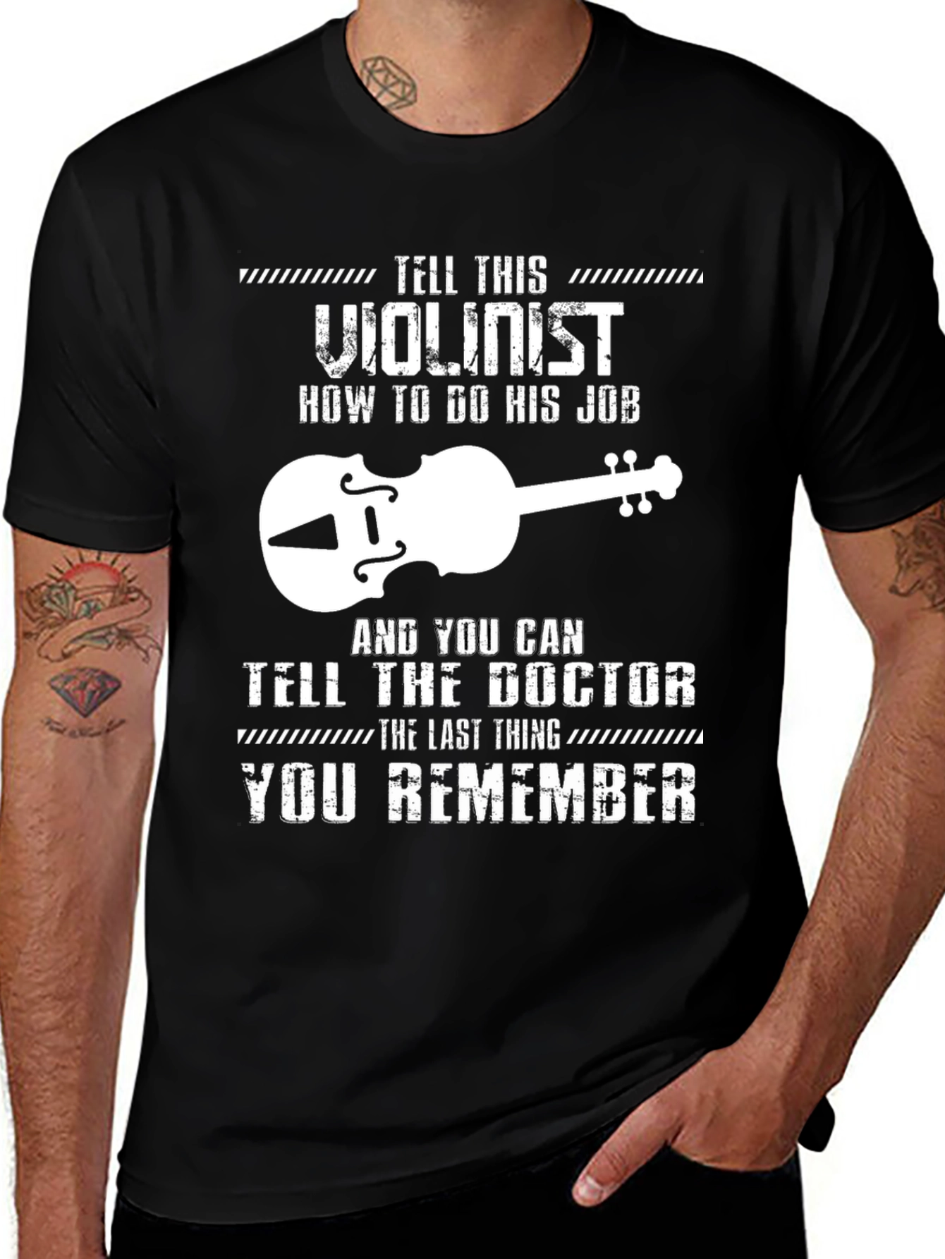Variant 21 of Violinist T-Shirt: Funny Musician Gift