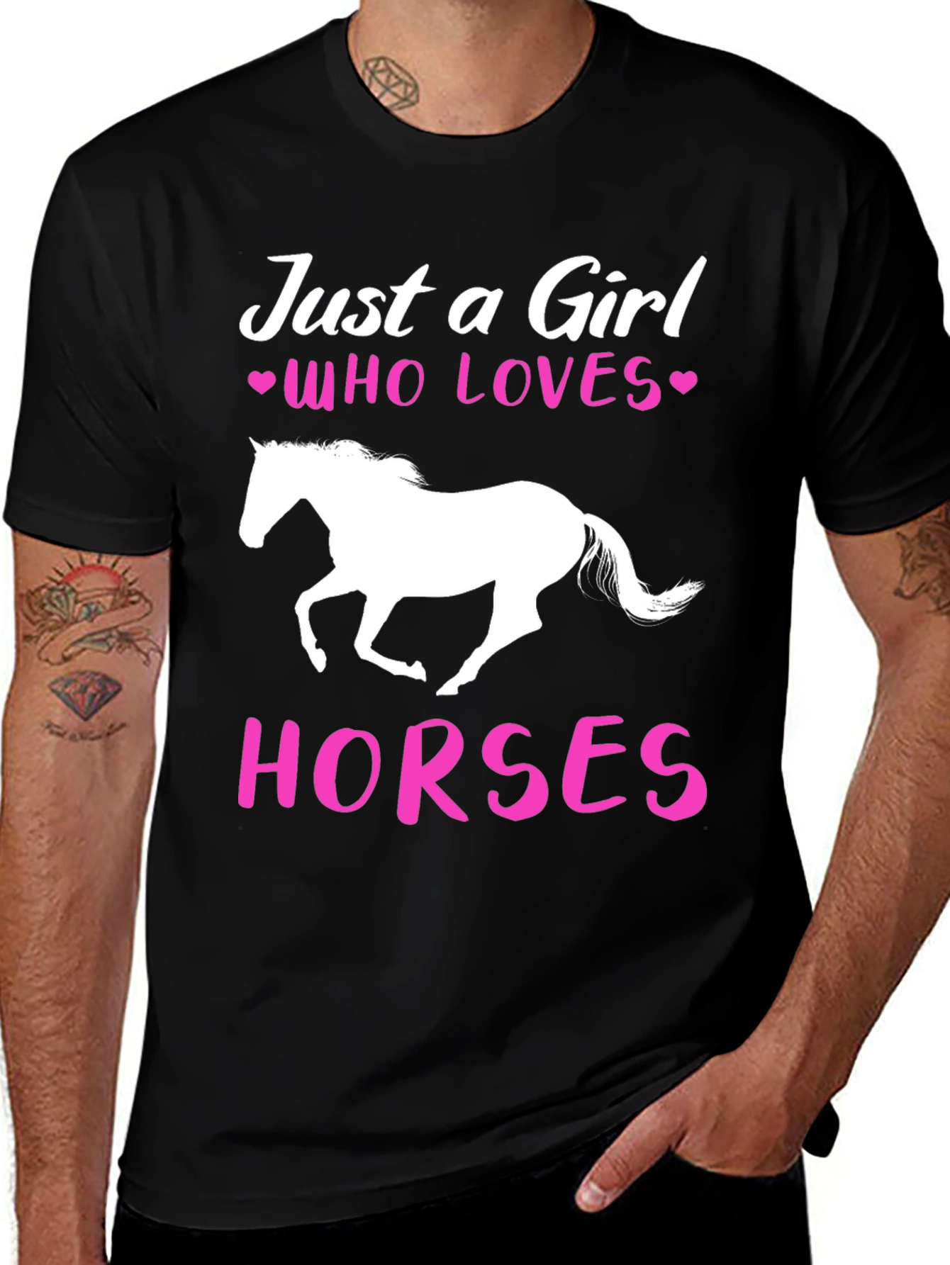 Variant 15 of Just a Girl Who Loves Horses T-Shirt