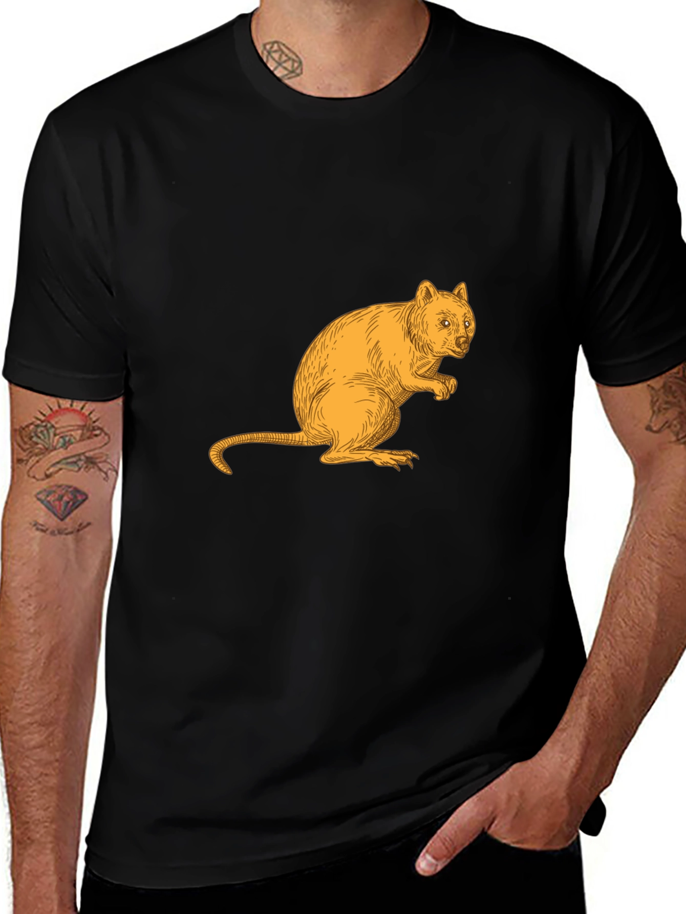 Variant 14 of Quokka Graphic T-Shirt - Trendy Casual Tee