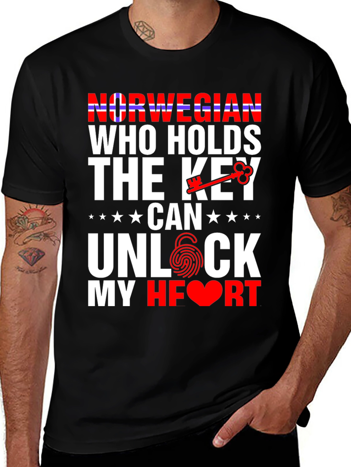 Norwegian Key to My Heart T-Shirt