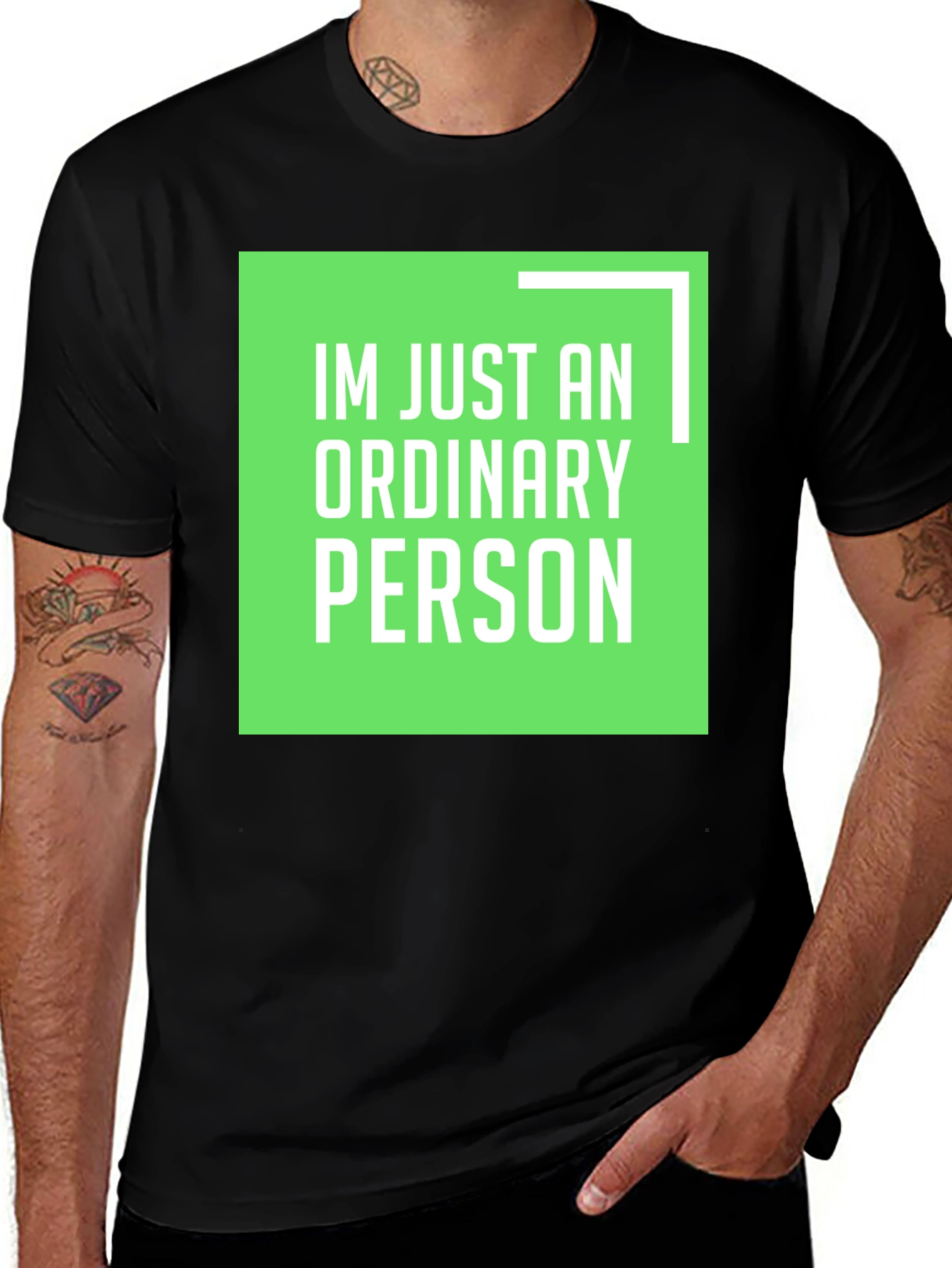 Variant 21 of Ordinary Person Graphic Tee - Casual Style
