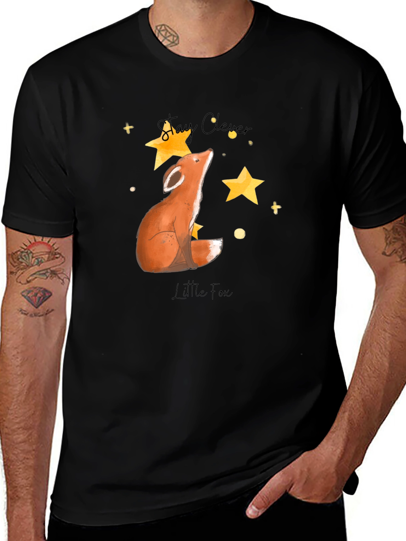 Variant 13 of Stay Clever Little Fox Graphic Tee