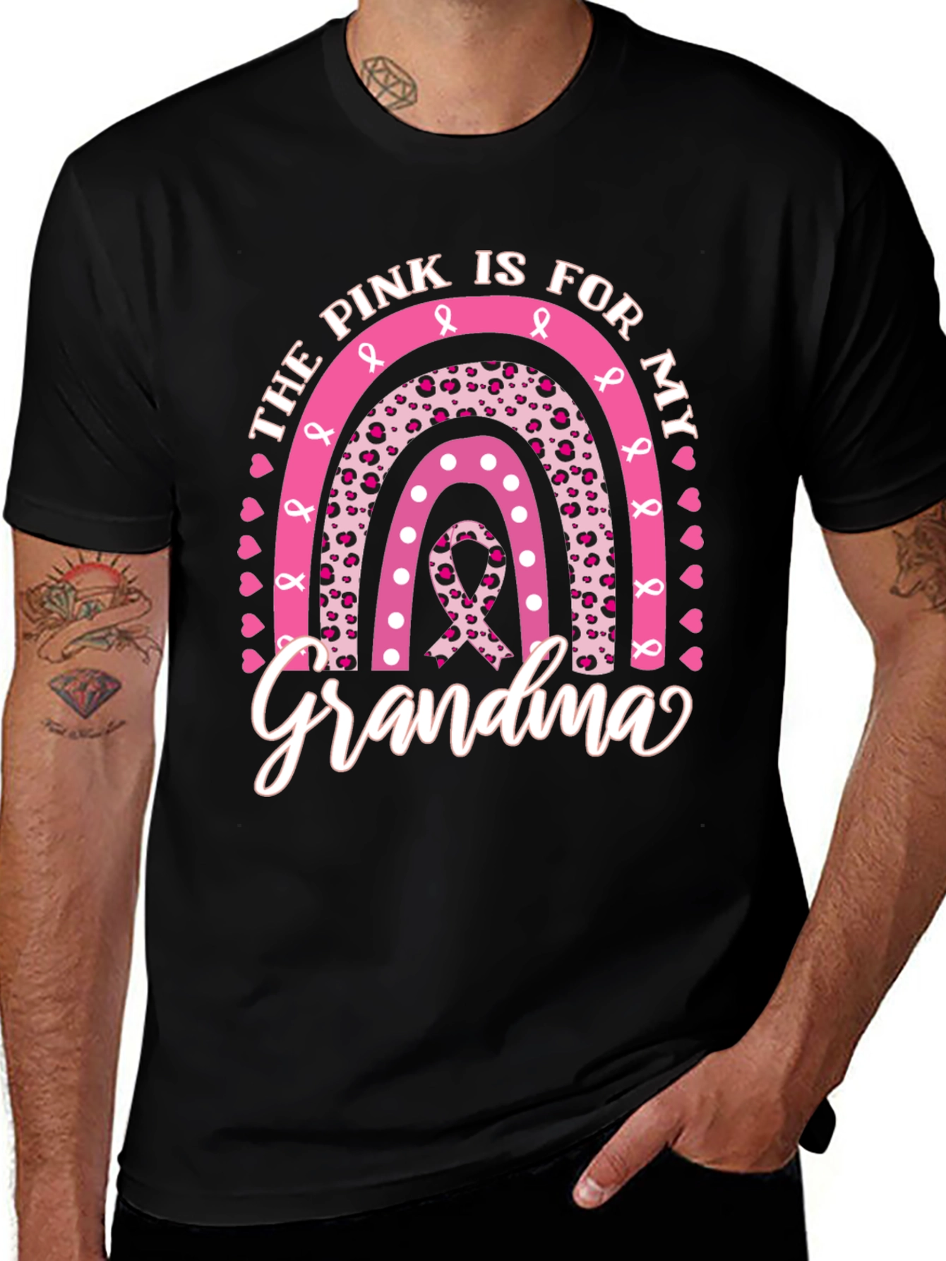 Variant 15 of Pink Ribbon Grandma T-Shirt