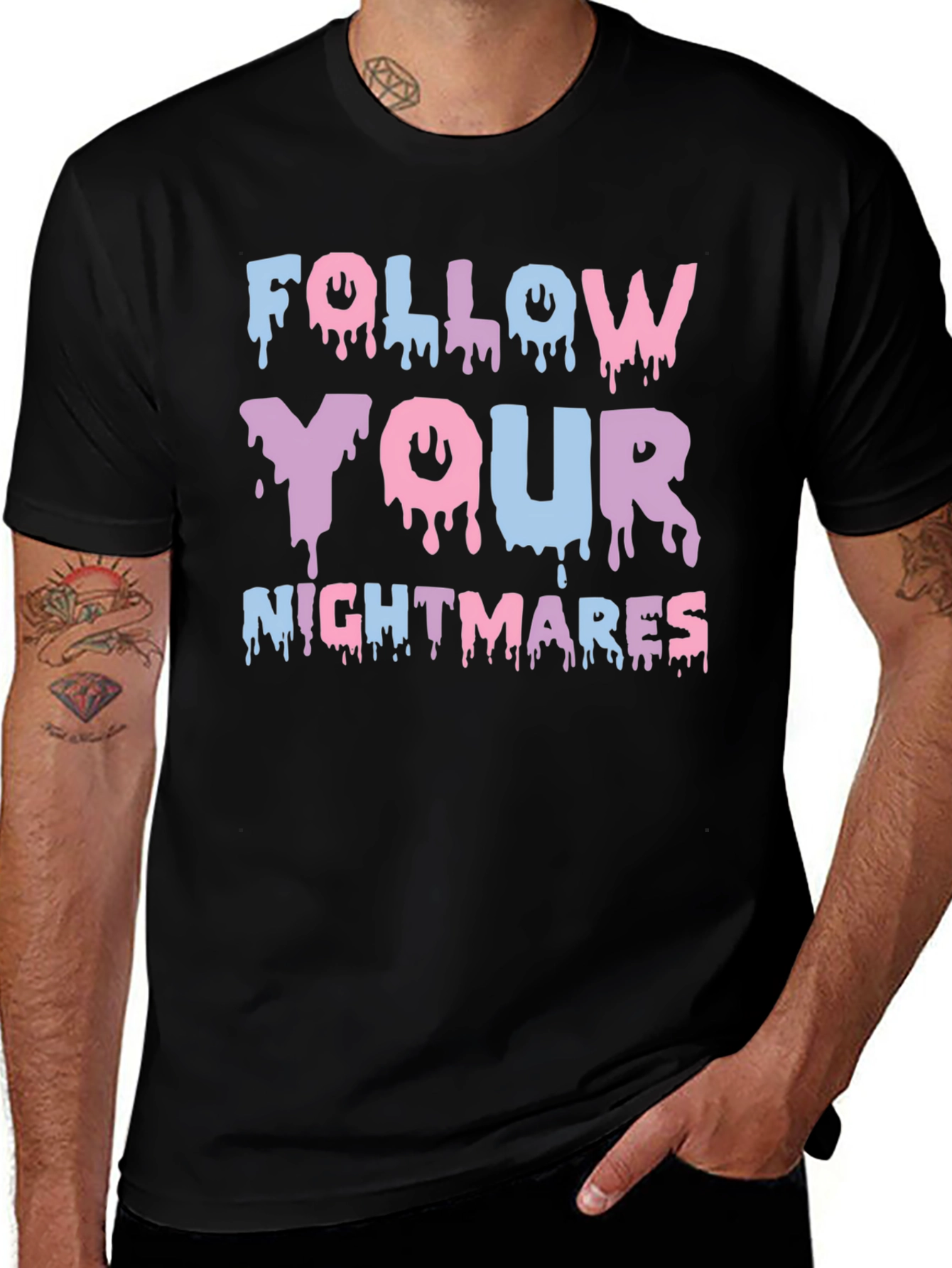 Variant 15 of Follow Your Nightmares Graphic Tee
