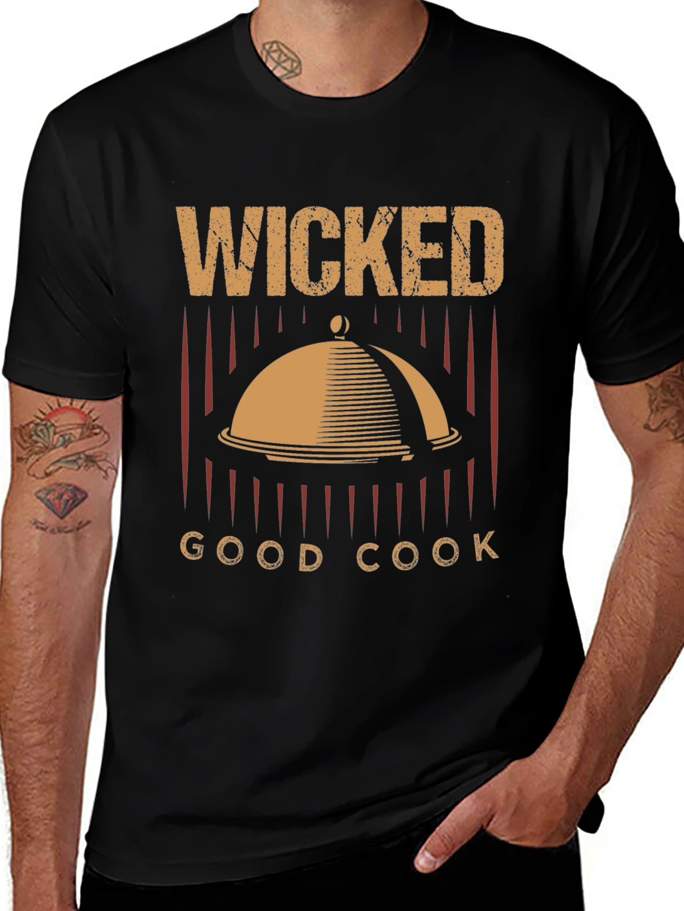 Variant 5 of Wicked Good Cook Graphic T-Shirt