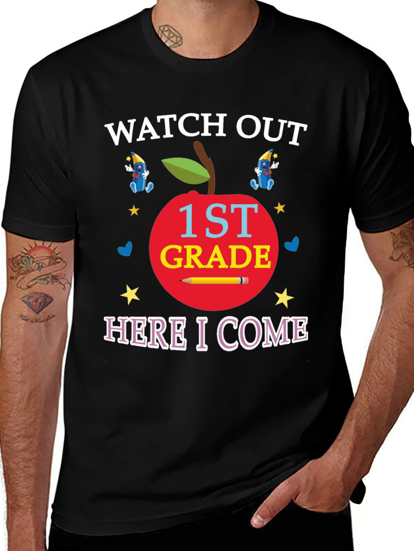 Watch Out 1st Grade Here I Come T-Shirt