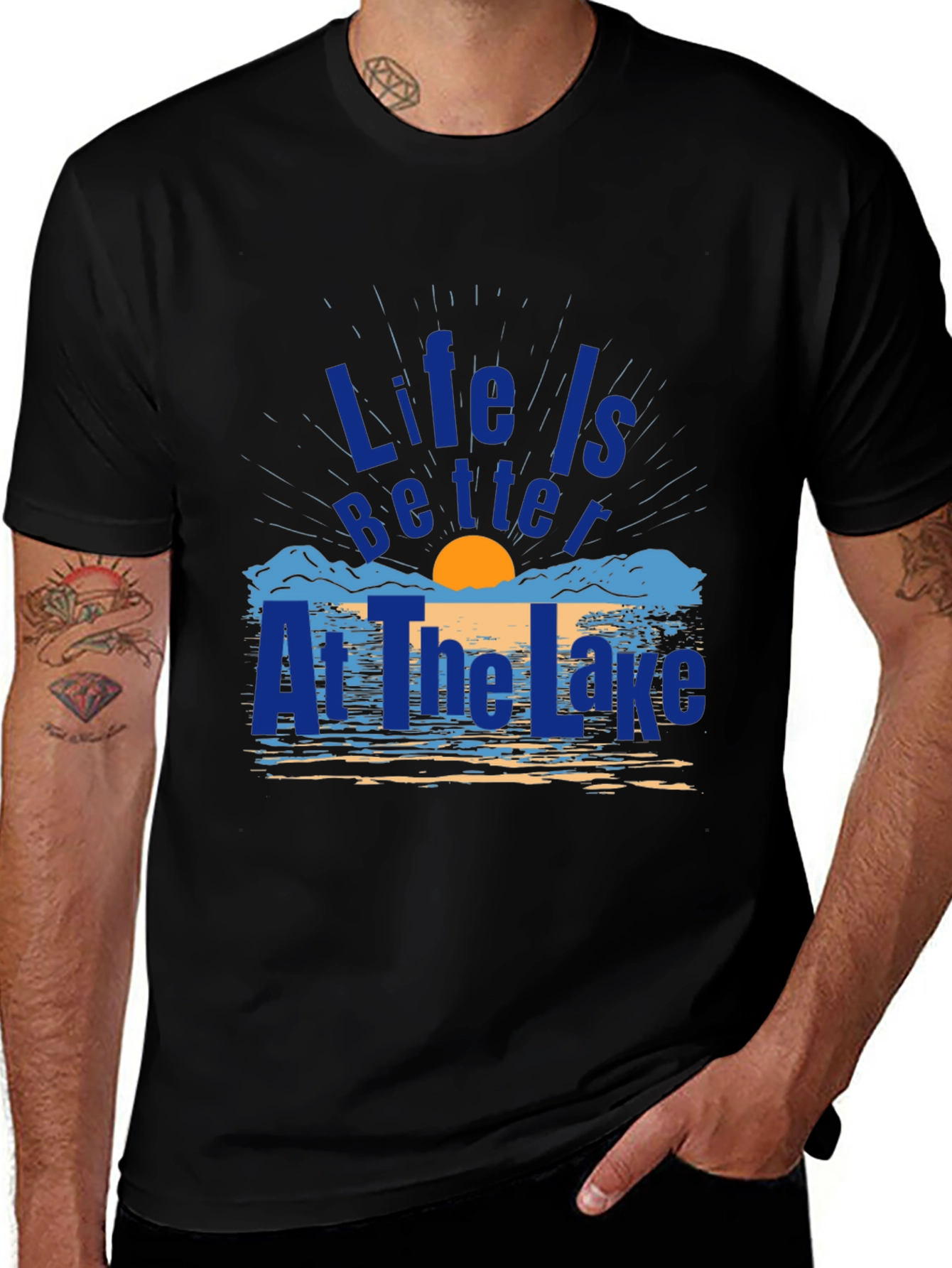 Variant 15 of Life is Better at the Lake Graphic Tee