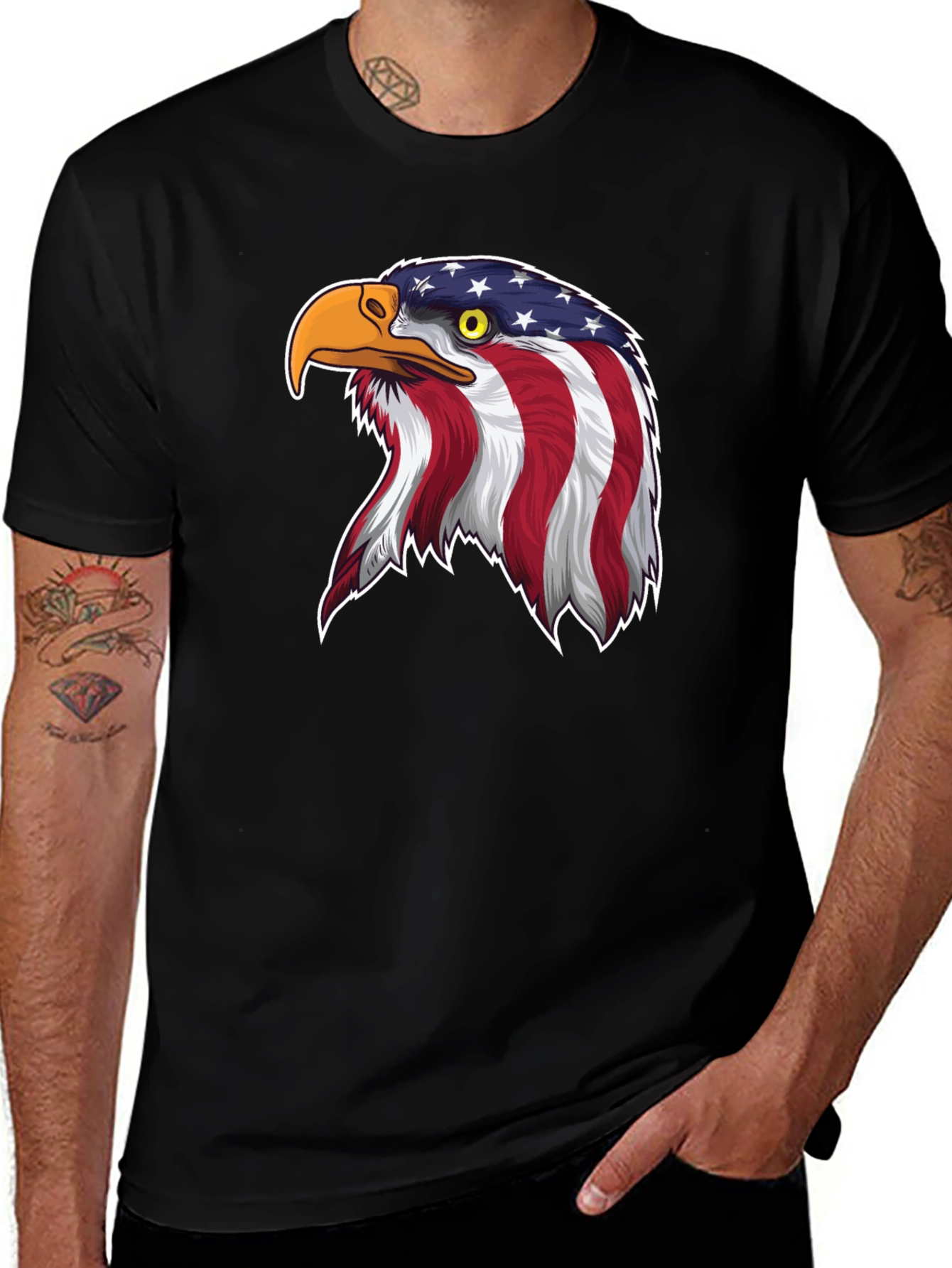 American Eagle Graphic Tee - Patriotic Pride