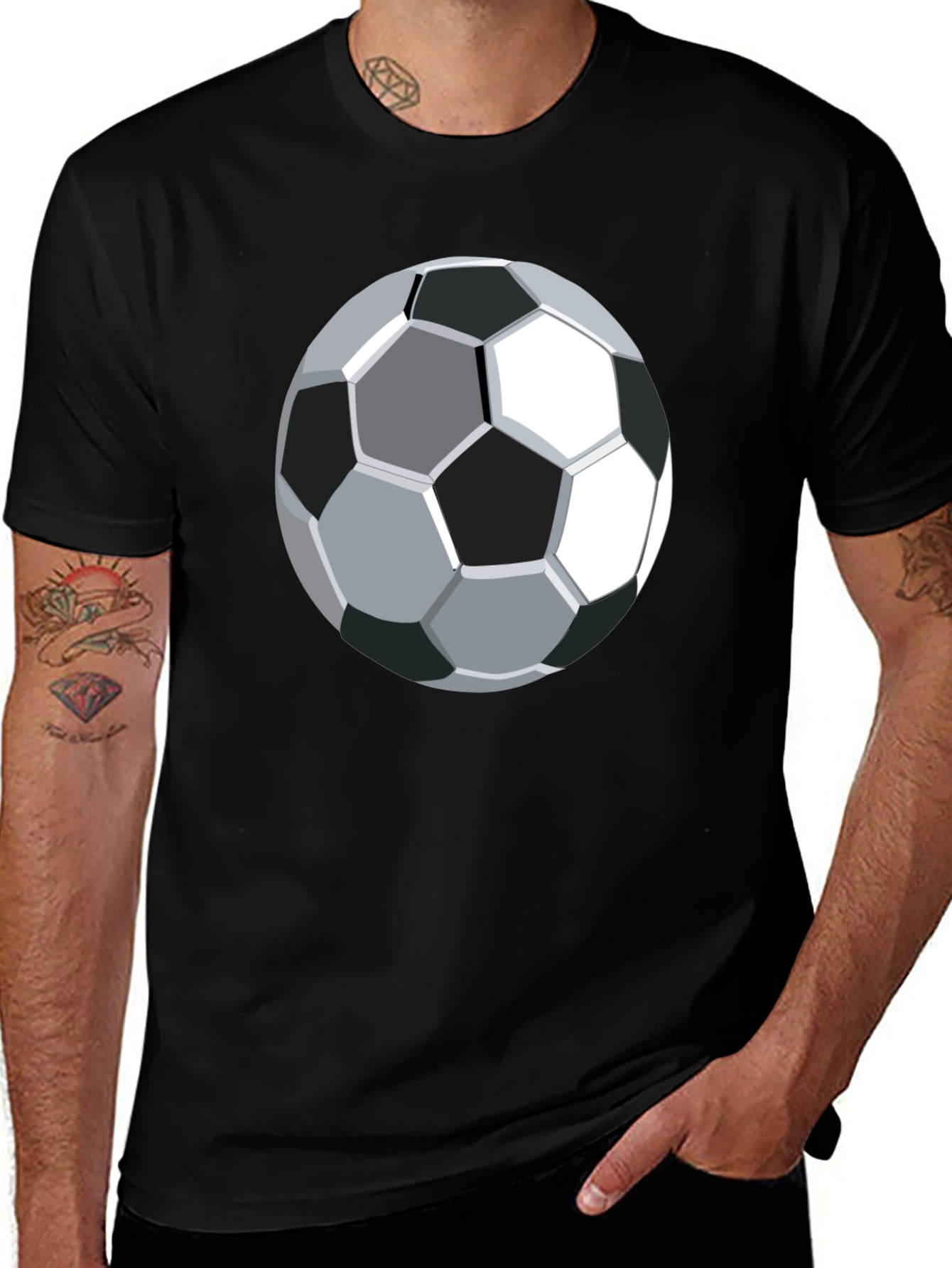Variant 18 of Soccer Ball Graphic T-Shirt - Stylish & Comfortable