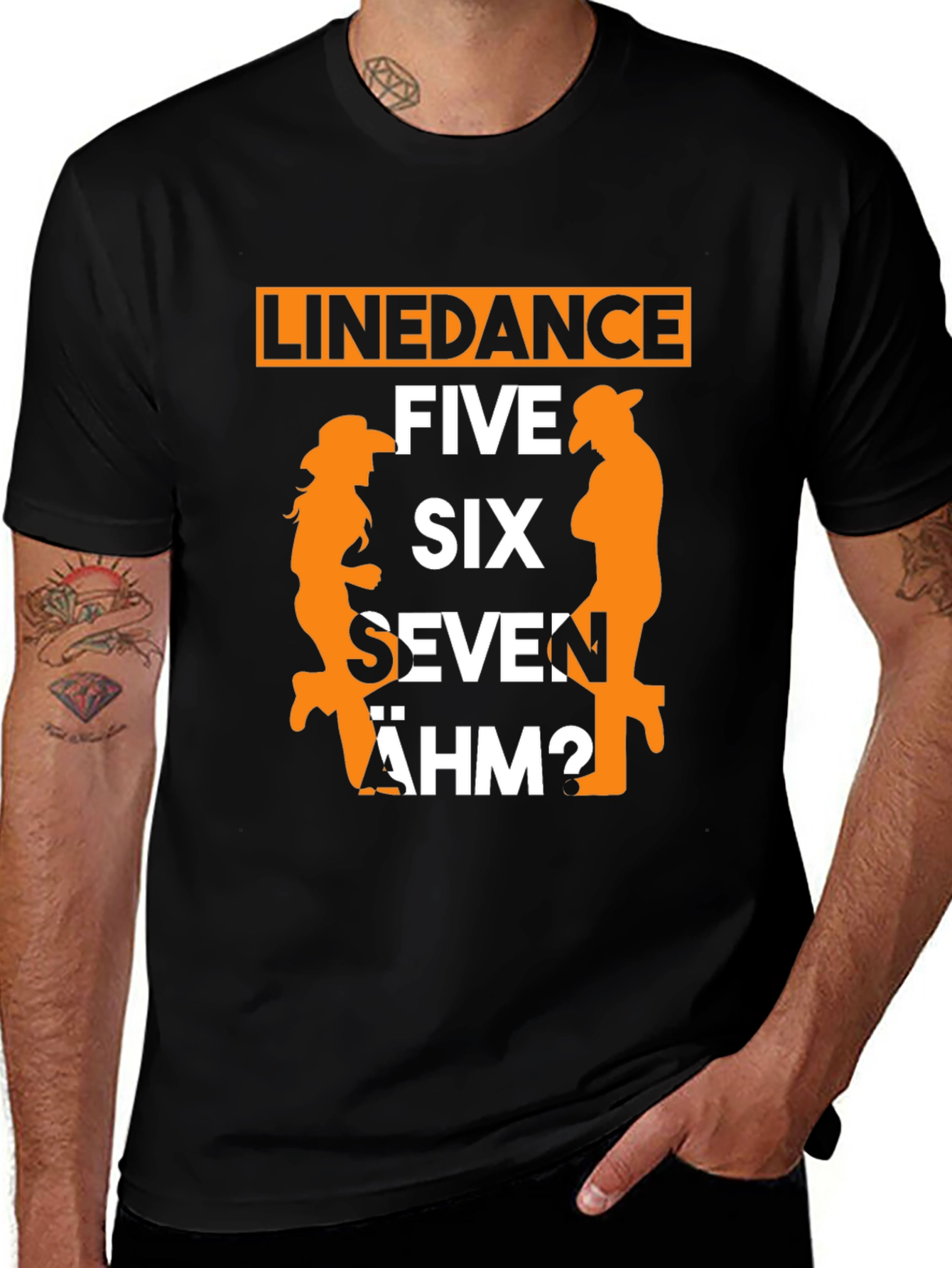 Line Dance T-Shirt: Five Six Seven ÄHM?