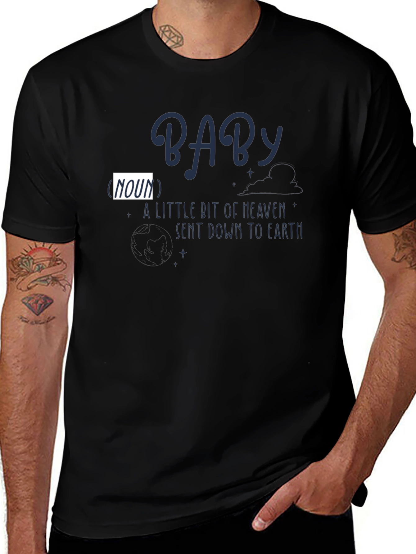 Baby Noun T-Shirt - Heaven Sent Soft Cotton Tee