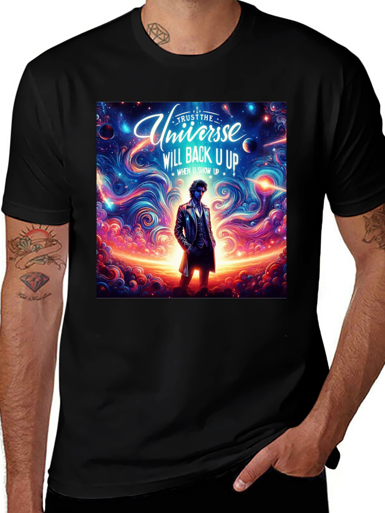 Variant 12 of Trust the Universe Graphic Tee