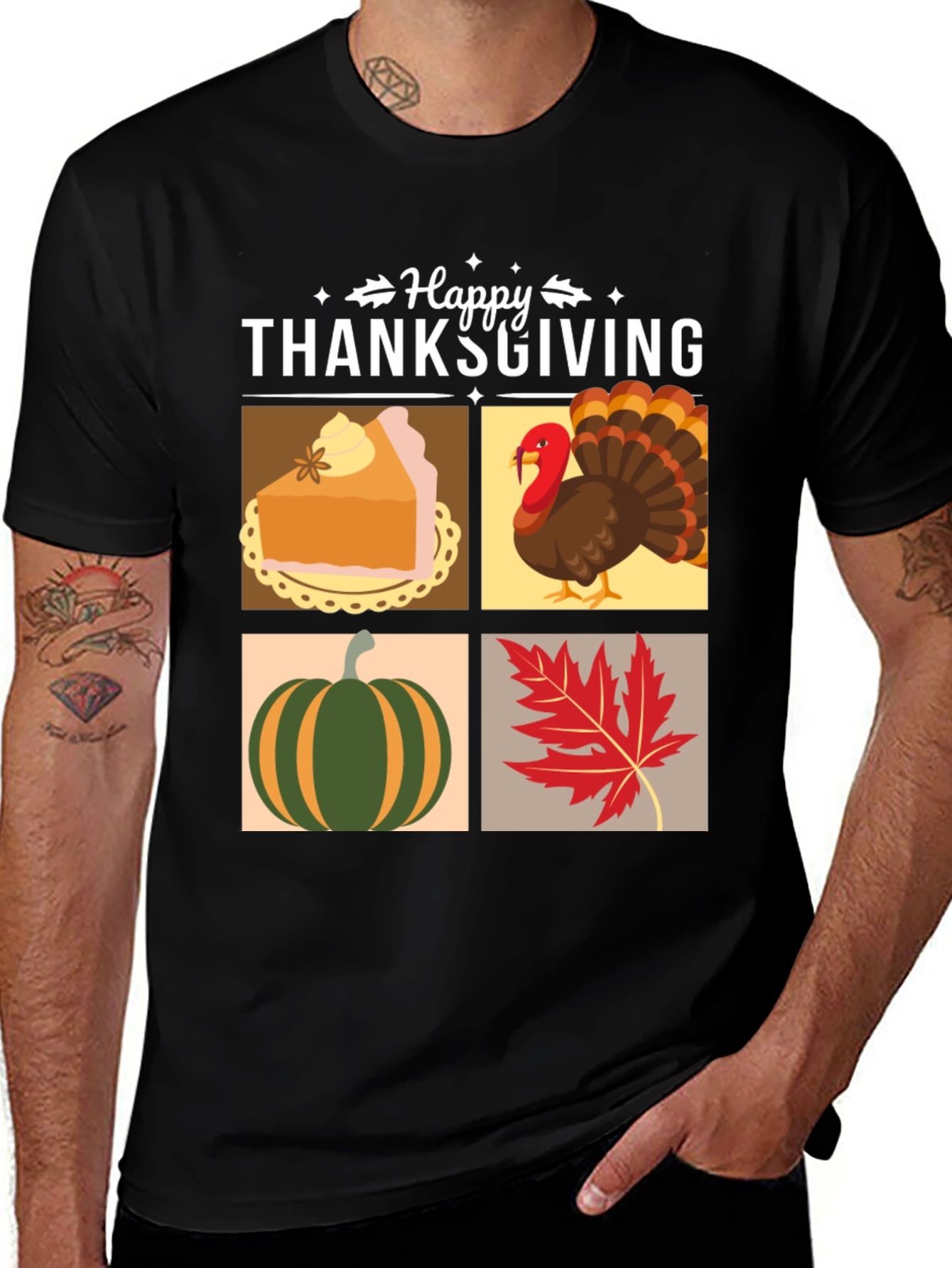 Happy Thanksgiving T-Shirt - Festive Holiday Apparel