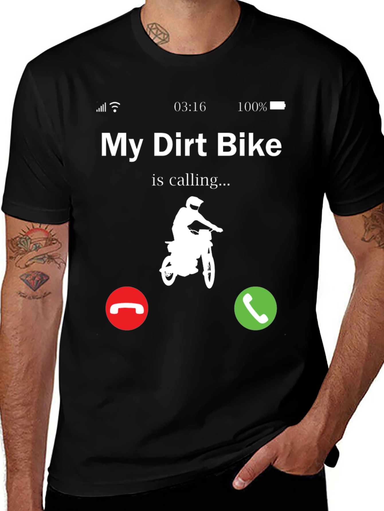 Dirt Bike Calling T-Shirt - Motorcycle Lover Tee