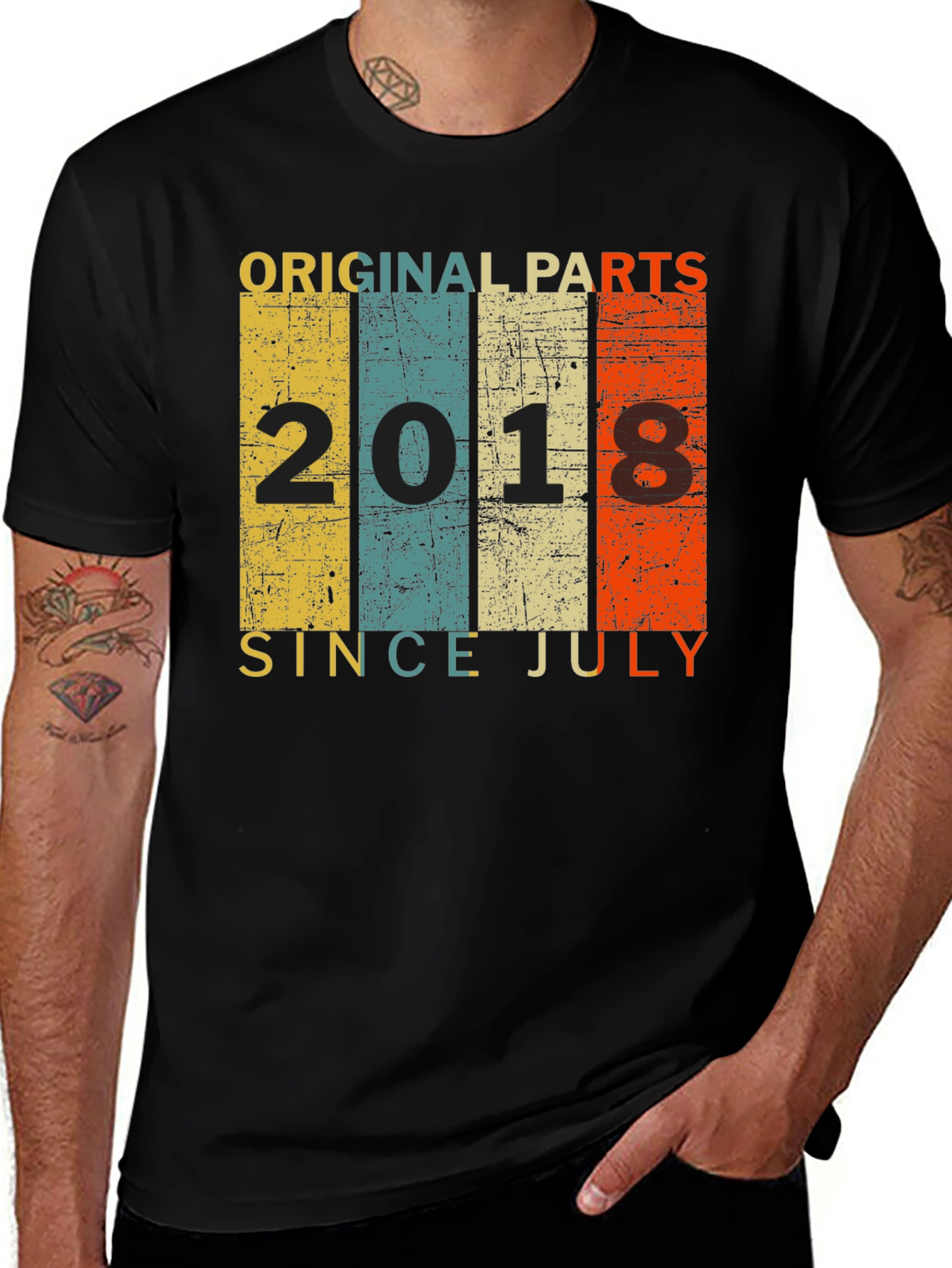 Black Original Parts 2018 Since July T-Shirt main image