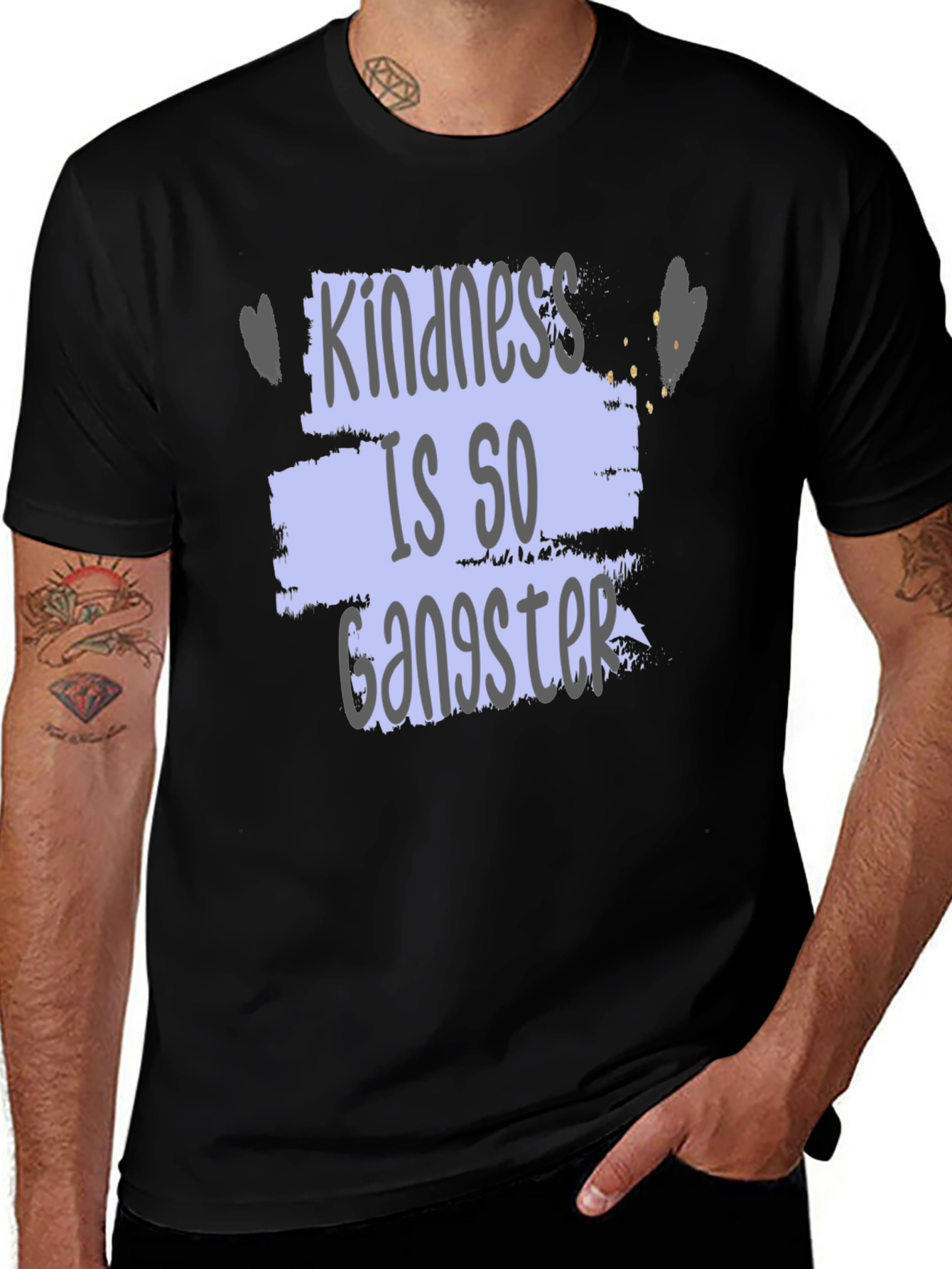 Variant 28 of Kindness is So Gangster Graphic T-Shirt