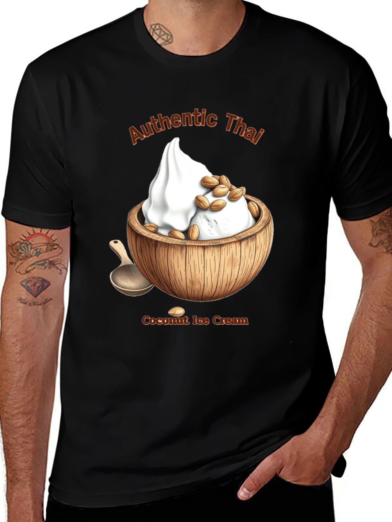 Variant 18 of Authentic Thai Coconut Ice Cream T-Shirt