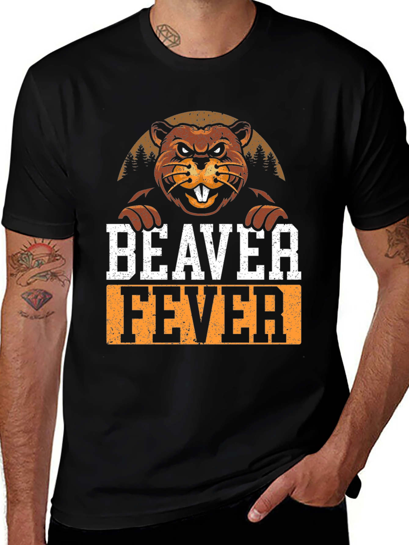 Variant 5 of Beaver Fever Graphic Tee - Funny Animal T-Shirt