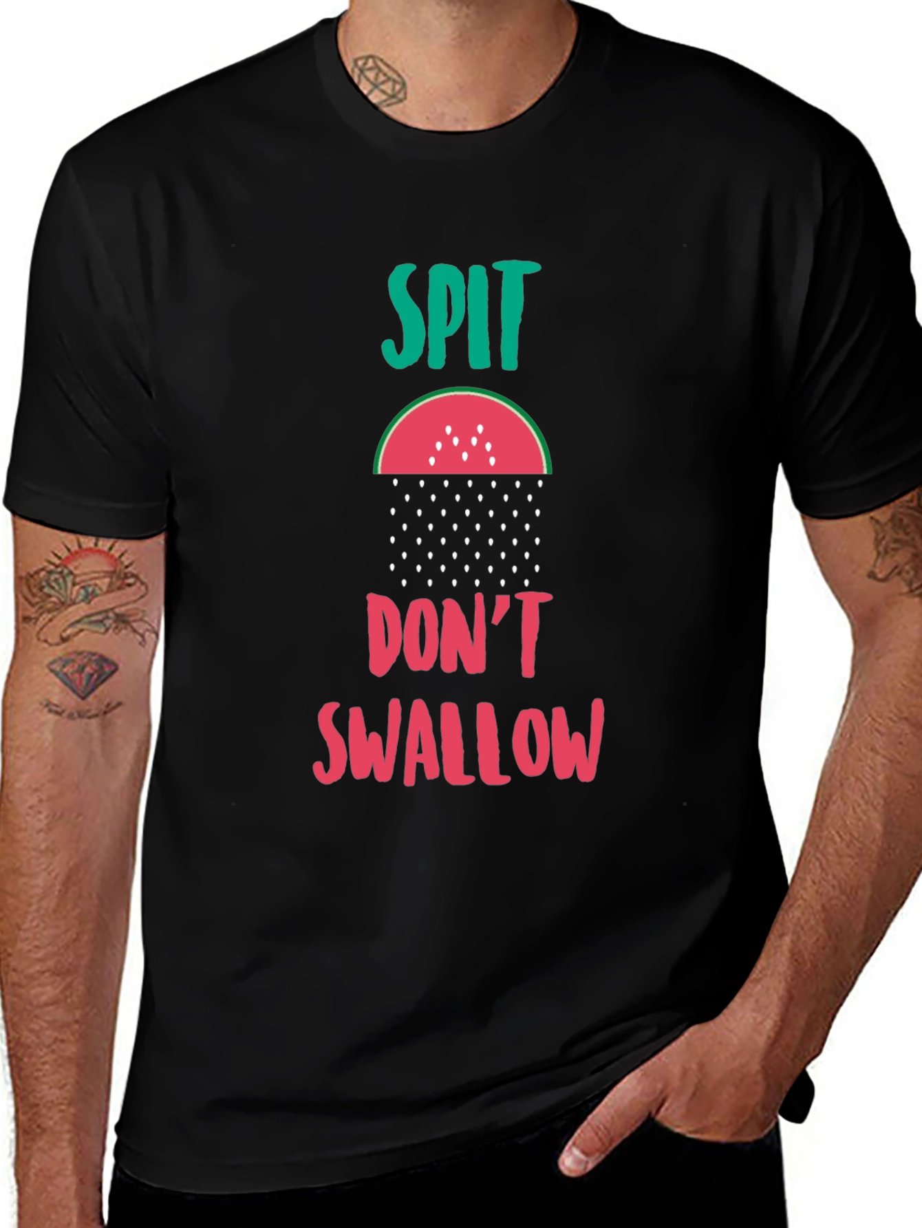 Variant 5 of Spit Don't Swallow Graphic Tee