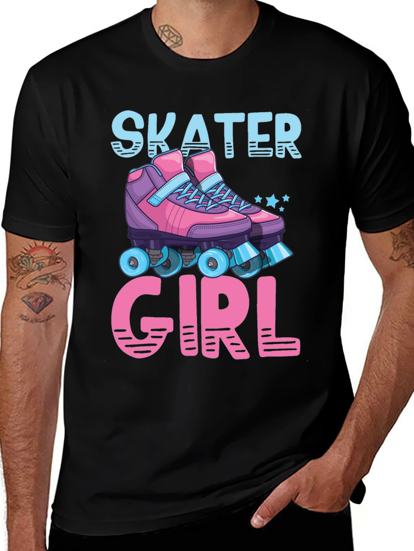 Variant 20 of Skater Girl Roller Skate T-Shirt