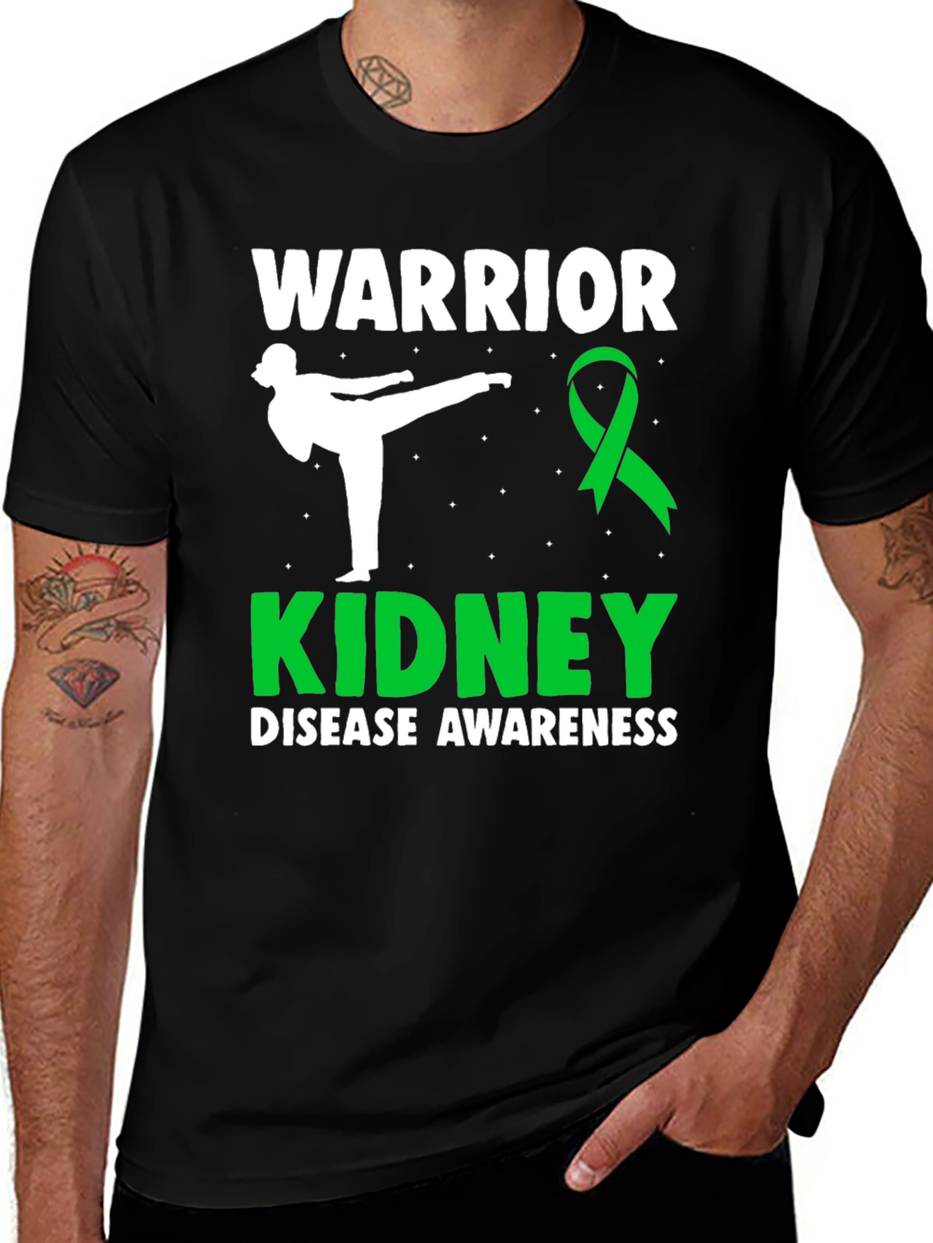 Variant 3 of Kidney Disease Awareness Warrior T-Shirt