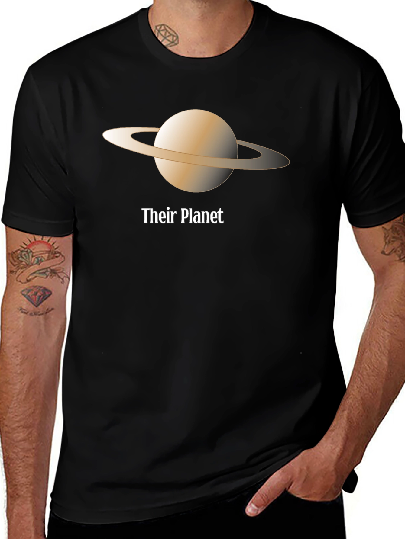 Variant 30 of Their Planet Saturn Graphic T-Shirt - Unisex