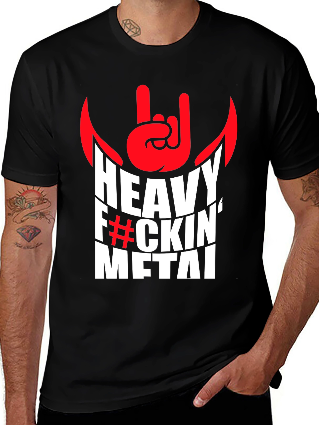 Variant 30 of Heavy F#ckin' Metal Graphic Tee