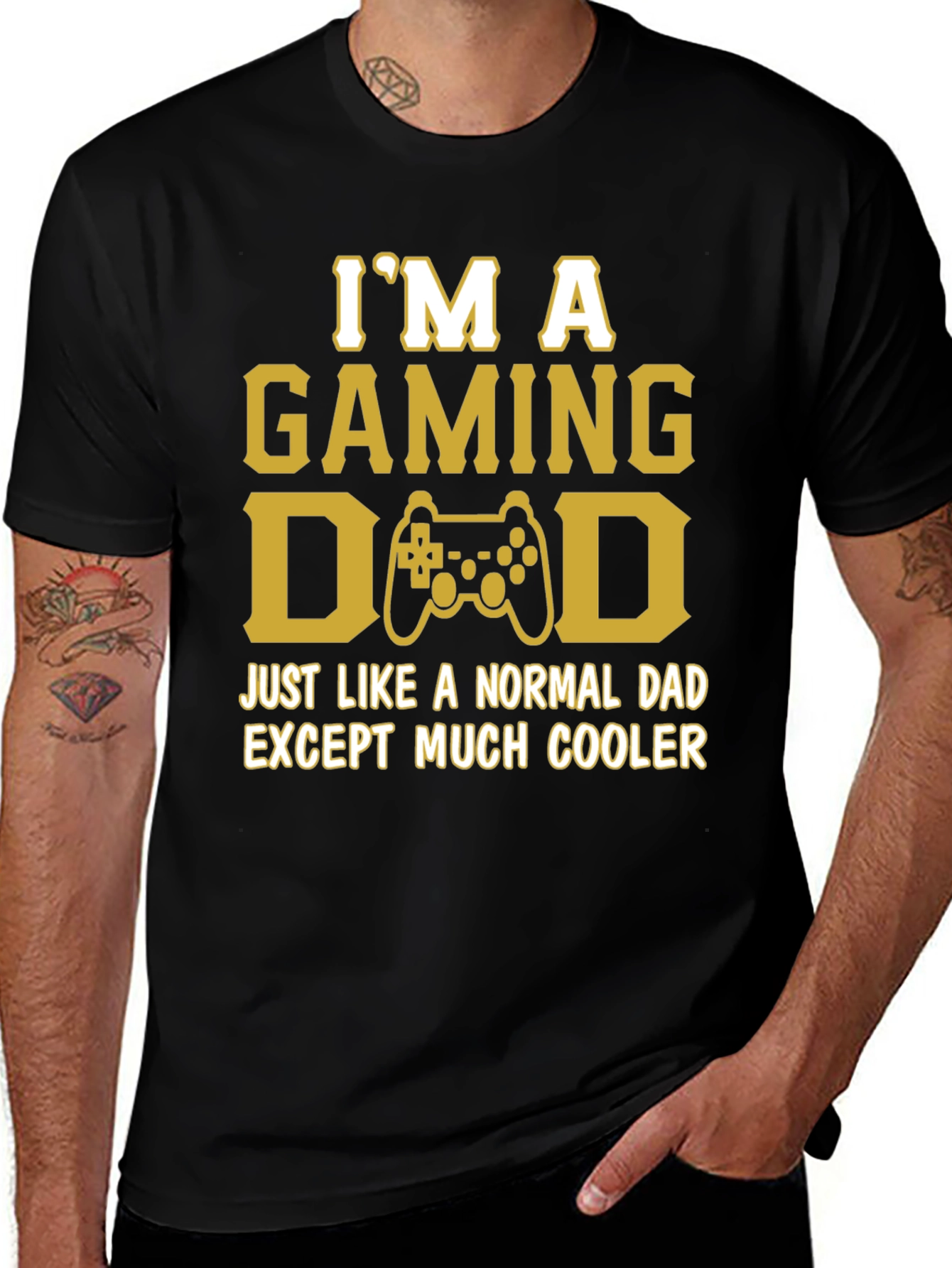 Variant 29 of Gaming Dad Graphic T-Shirt - Cool Gamer Father's Day Tee