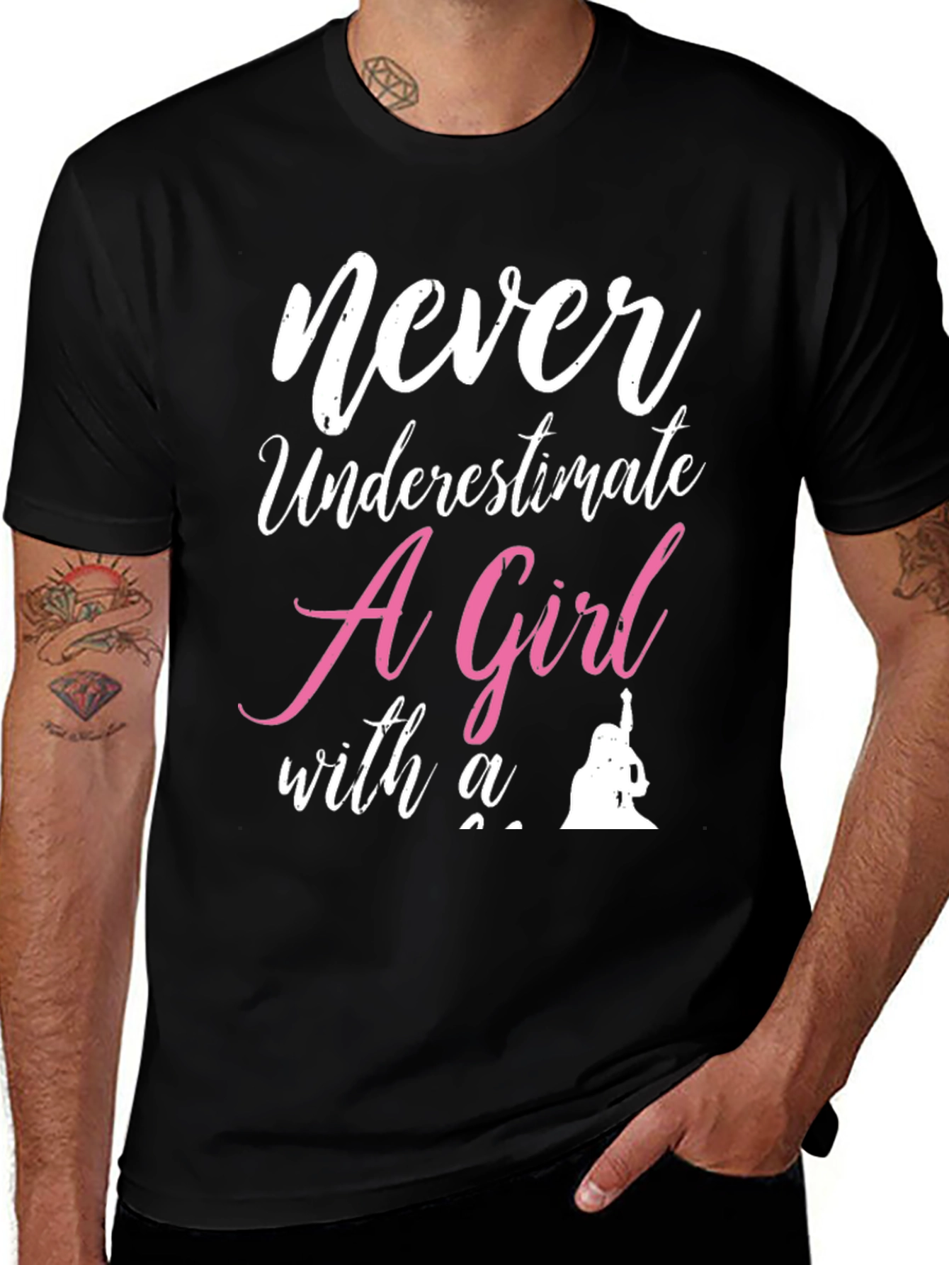 Variant 10 of Never Underestimate Girl Archer T-Shirt