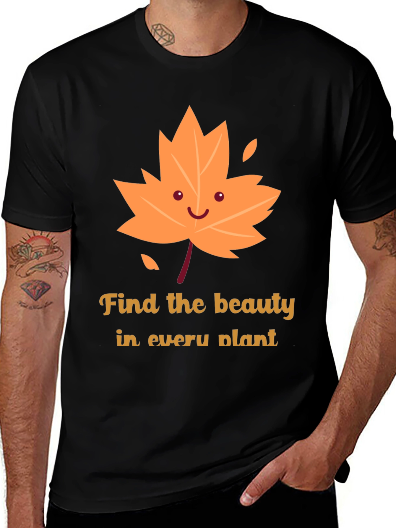 Variant 26 of Cute Autumn Leaf Graphic T-Shirt