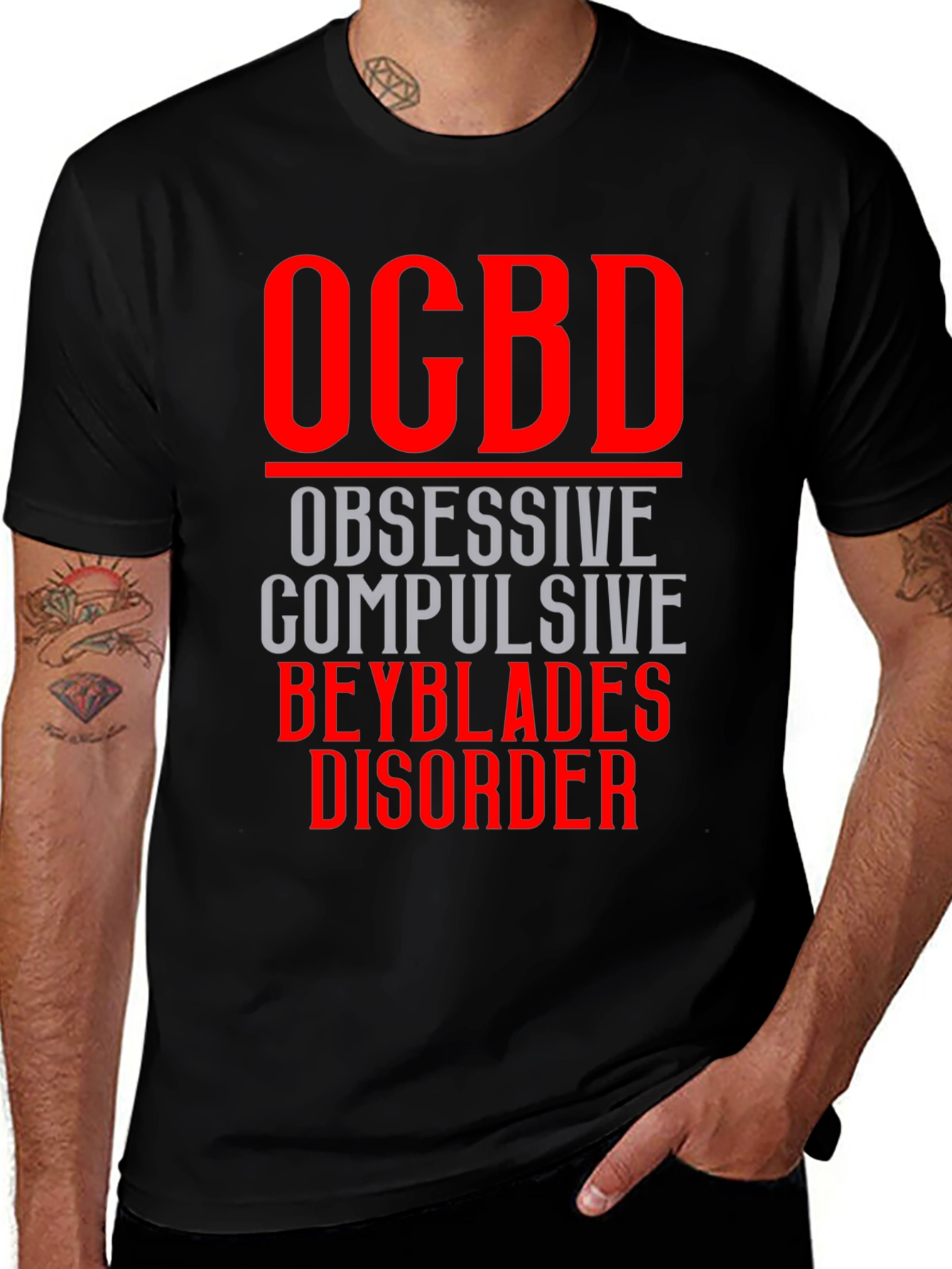 Variant 21 of OCBD Beyblades Disorder T-Shirt