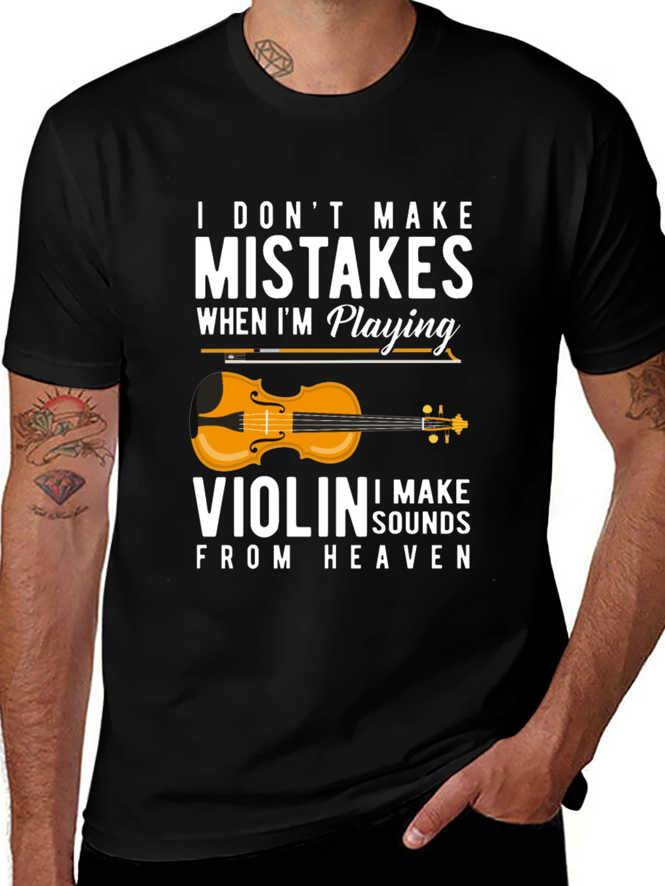 Variant 19 of Violin Sounds from Heaven T-Shirt