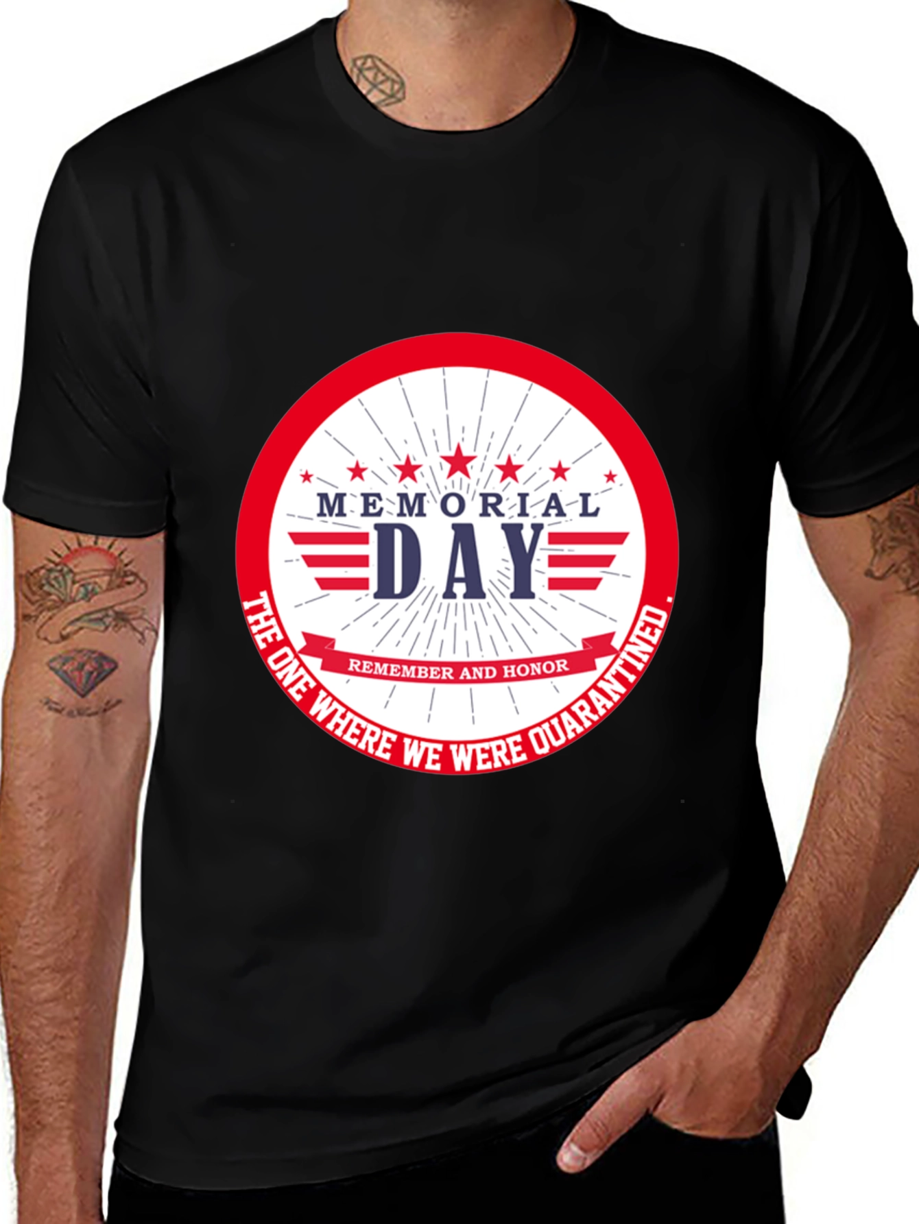 Variant 25 of Memorial Day Quarantine T-Shirt