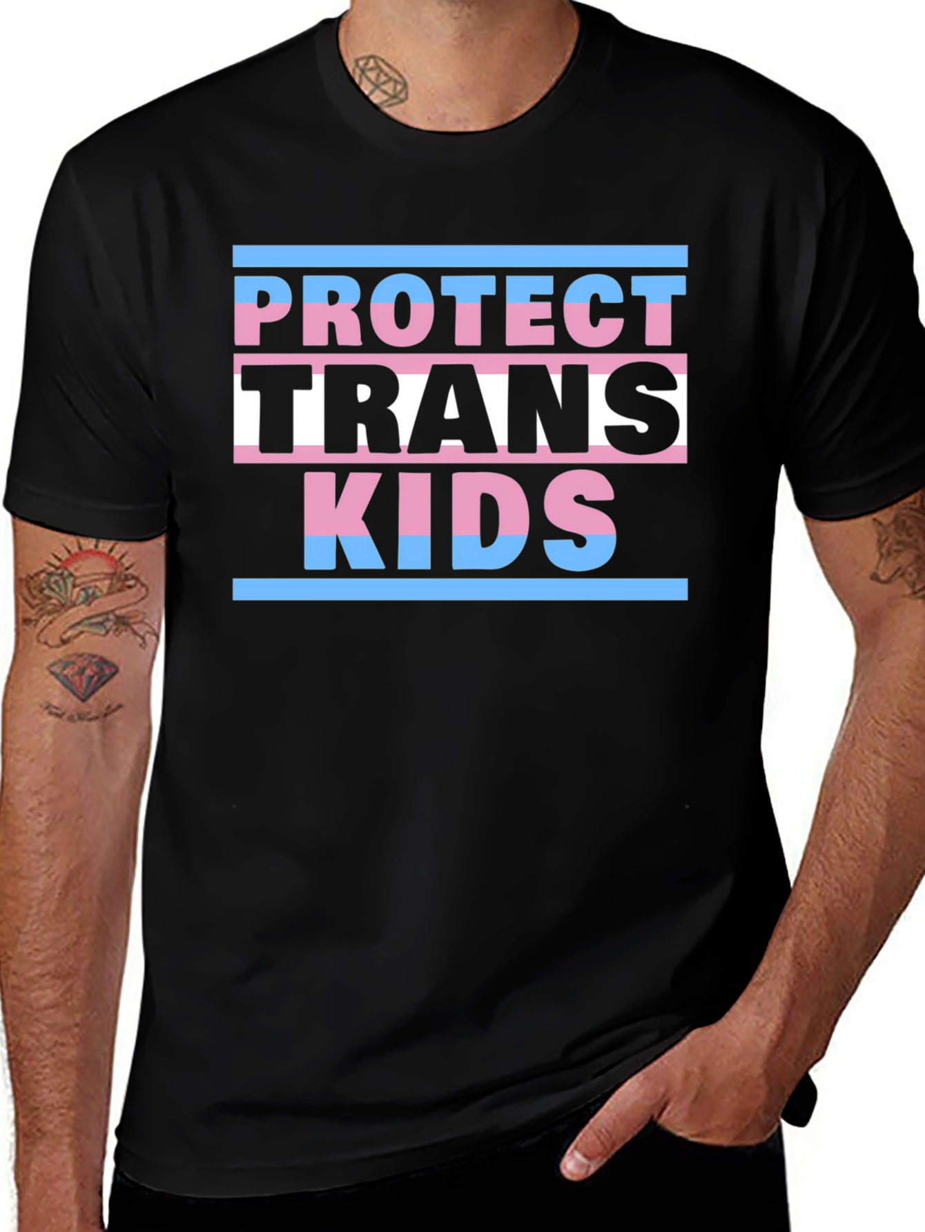 Variant 5 of Protect Trans Kids T-Shirt - Support LGBTQ+ Rights