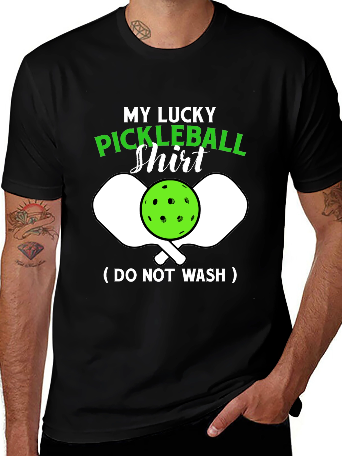 Variant 29 of My Lucky Pickleball Shirt - Funny Novelty Tee