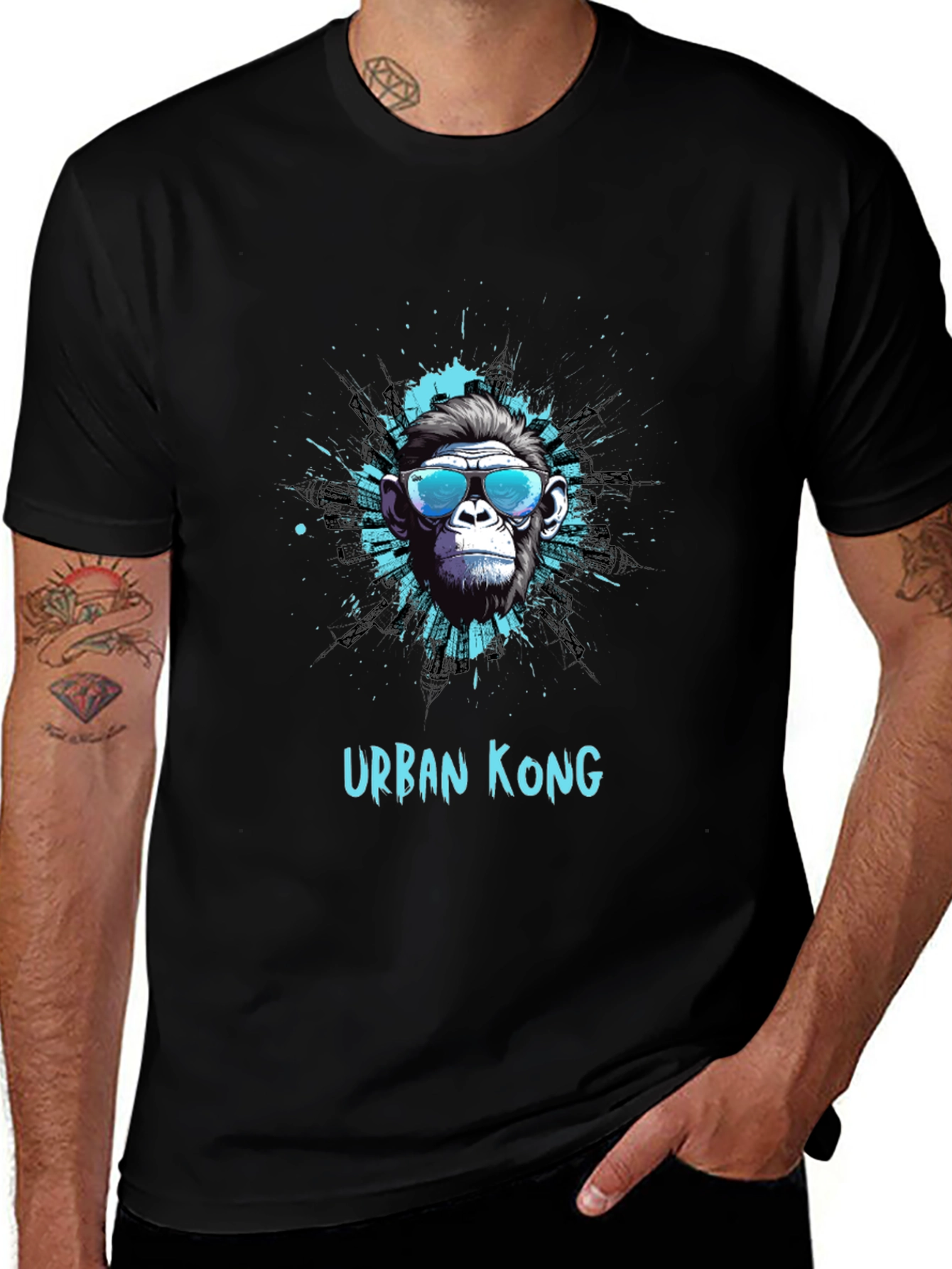Variant 9 of Urban Kong Tee: Cool Ape Graphic T-Shirt