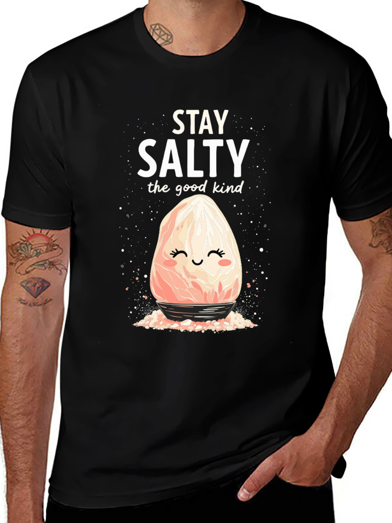 Variant 28 of Stay Salty T-Shirt - Cute Salt Lamp Design