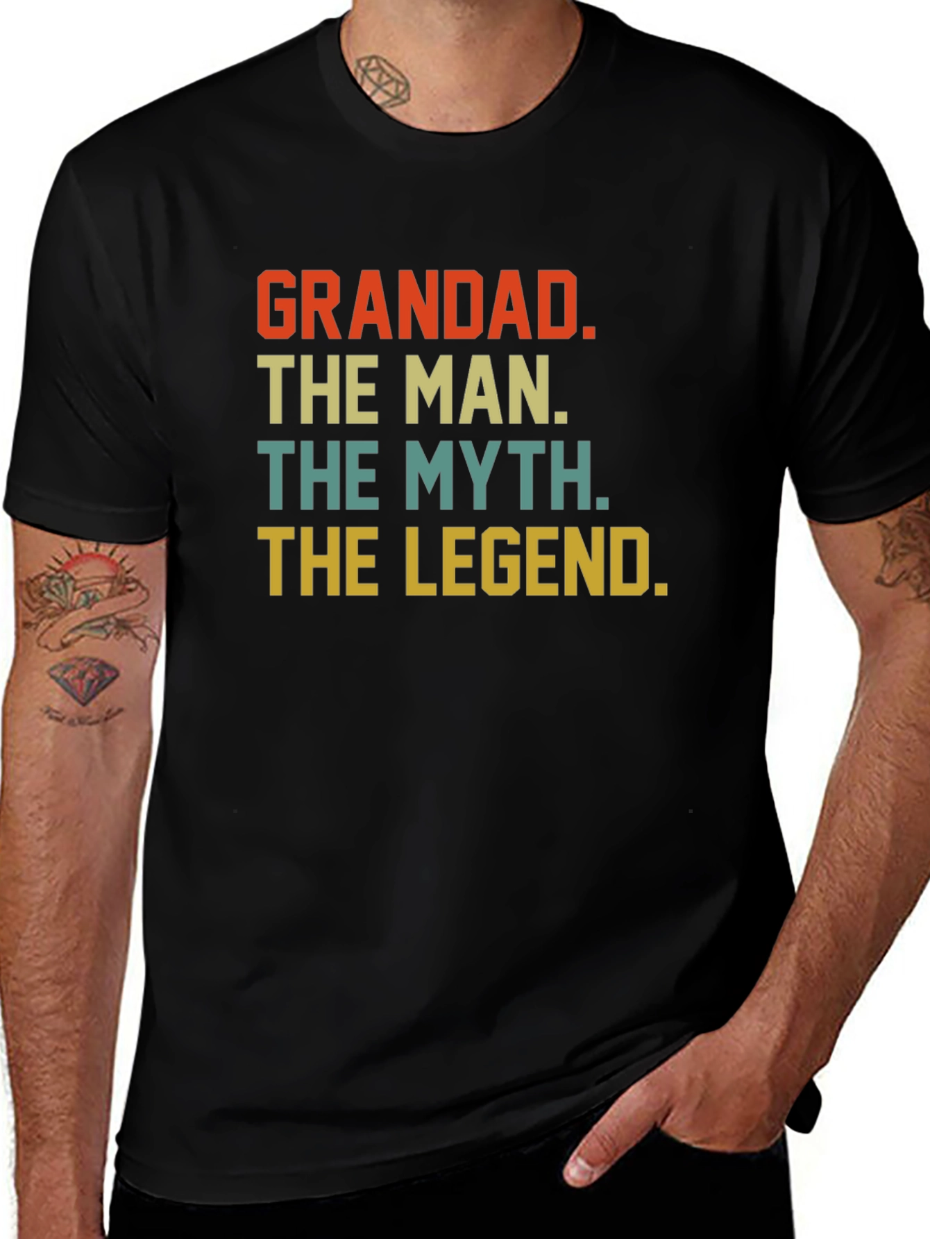 Variant 20 of Grandad The Man The Myth The Legend T-Shirt