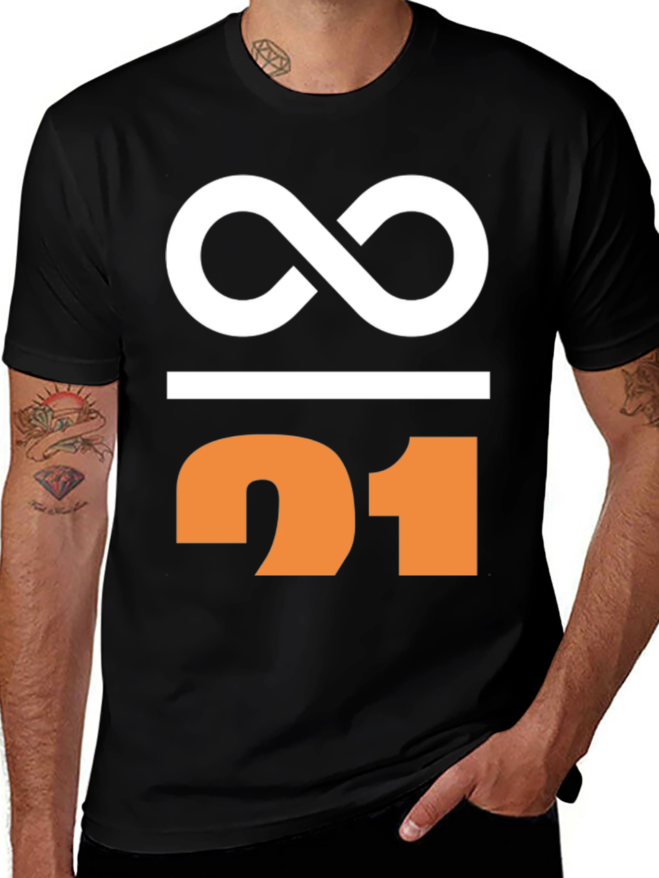 Variant 23 of Infinity 21 Graphic Tee - Soft Cotton Blend