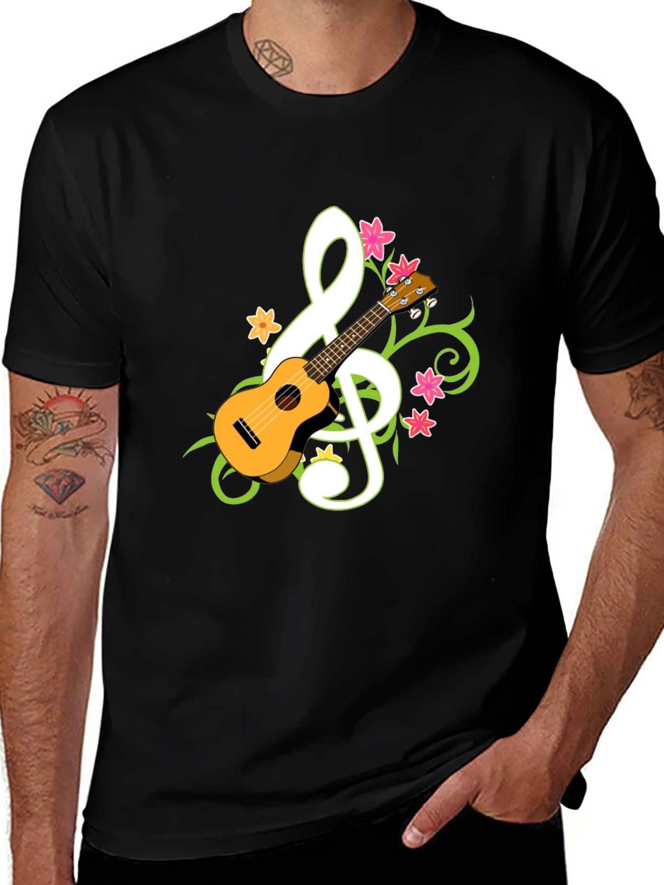 Variant 26 of Musical Ukulele T-Shirt