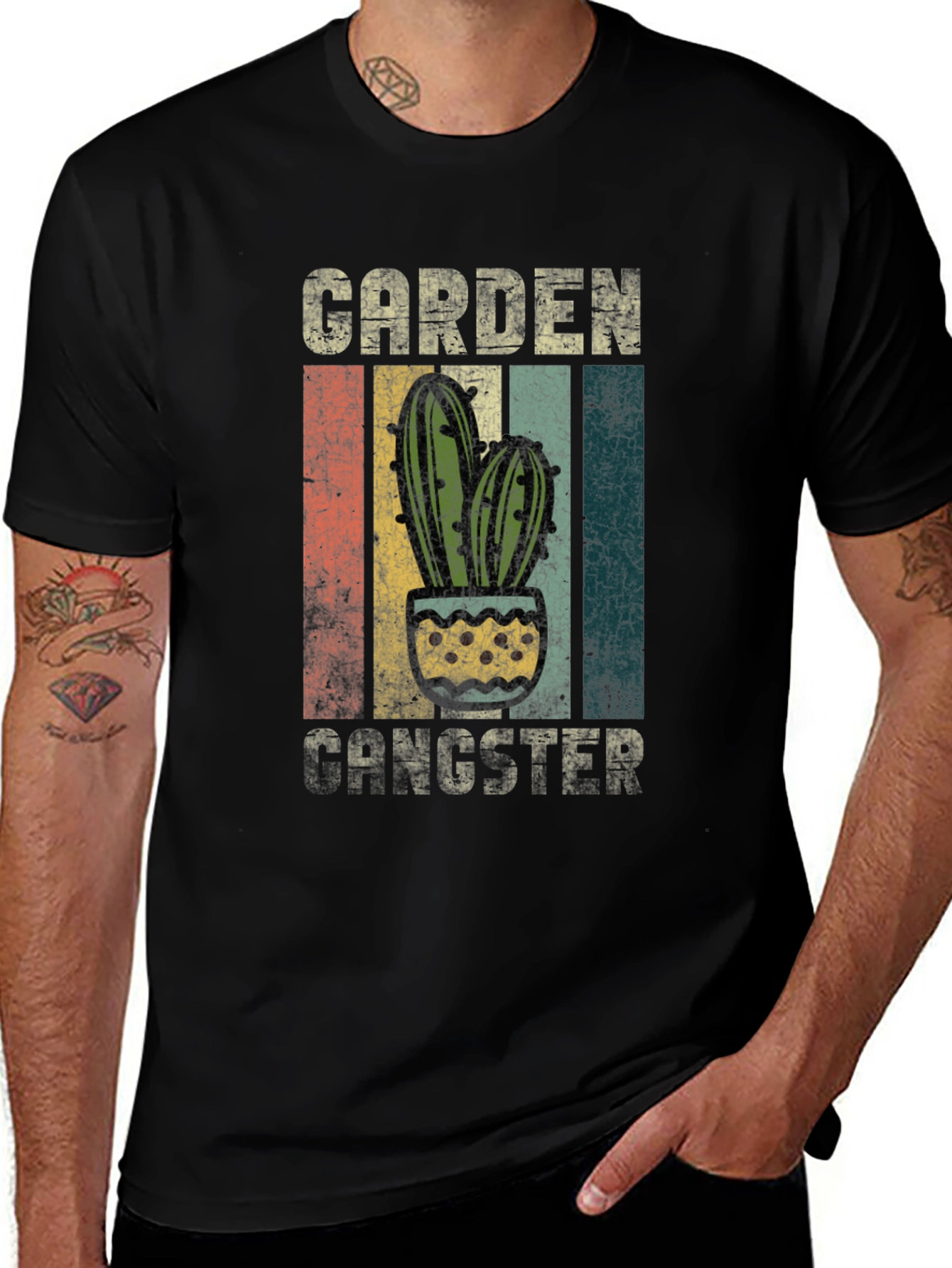 Variant 15 of Garden Gangster Cactus Graphic T-Shirt