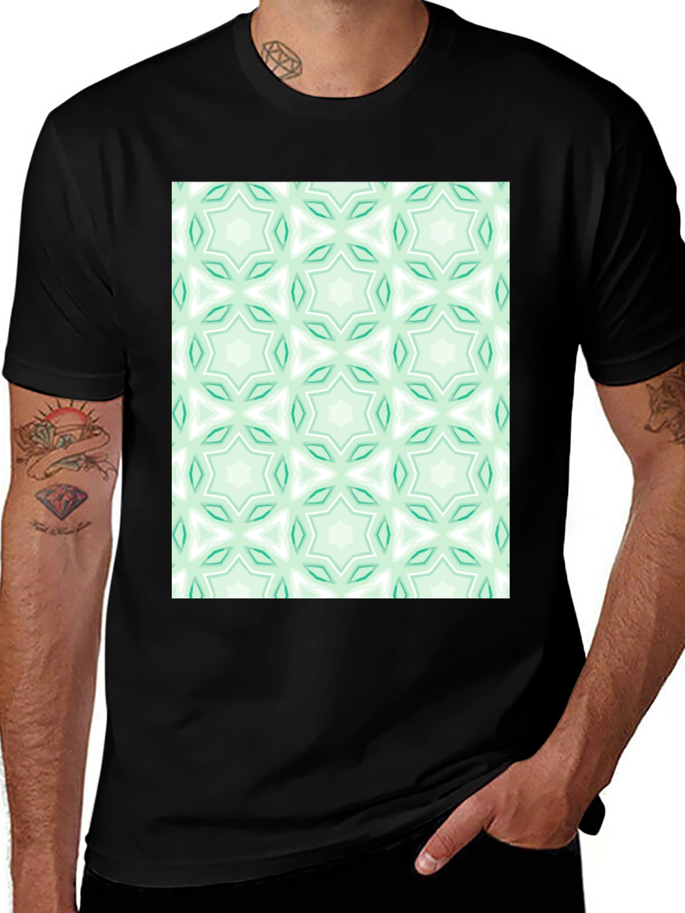 Variant 16 of Modern Geometric Pattern Tee