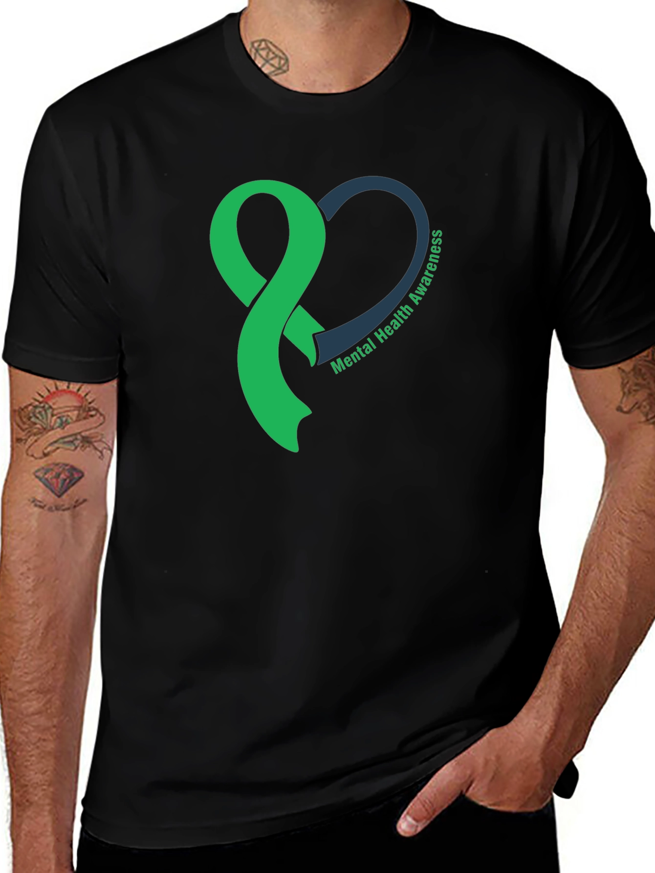 Mental Health Awareness Ribbon T-Shirt