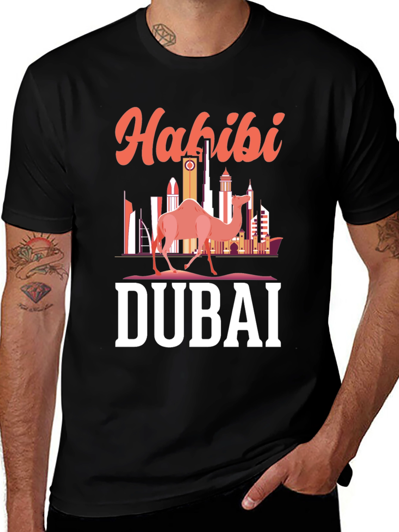 Habibi Dubai T-Shirt - Men's Graphic Tee