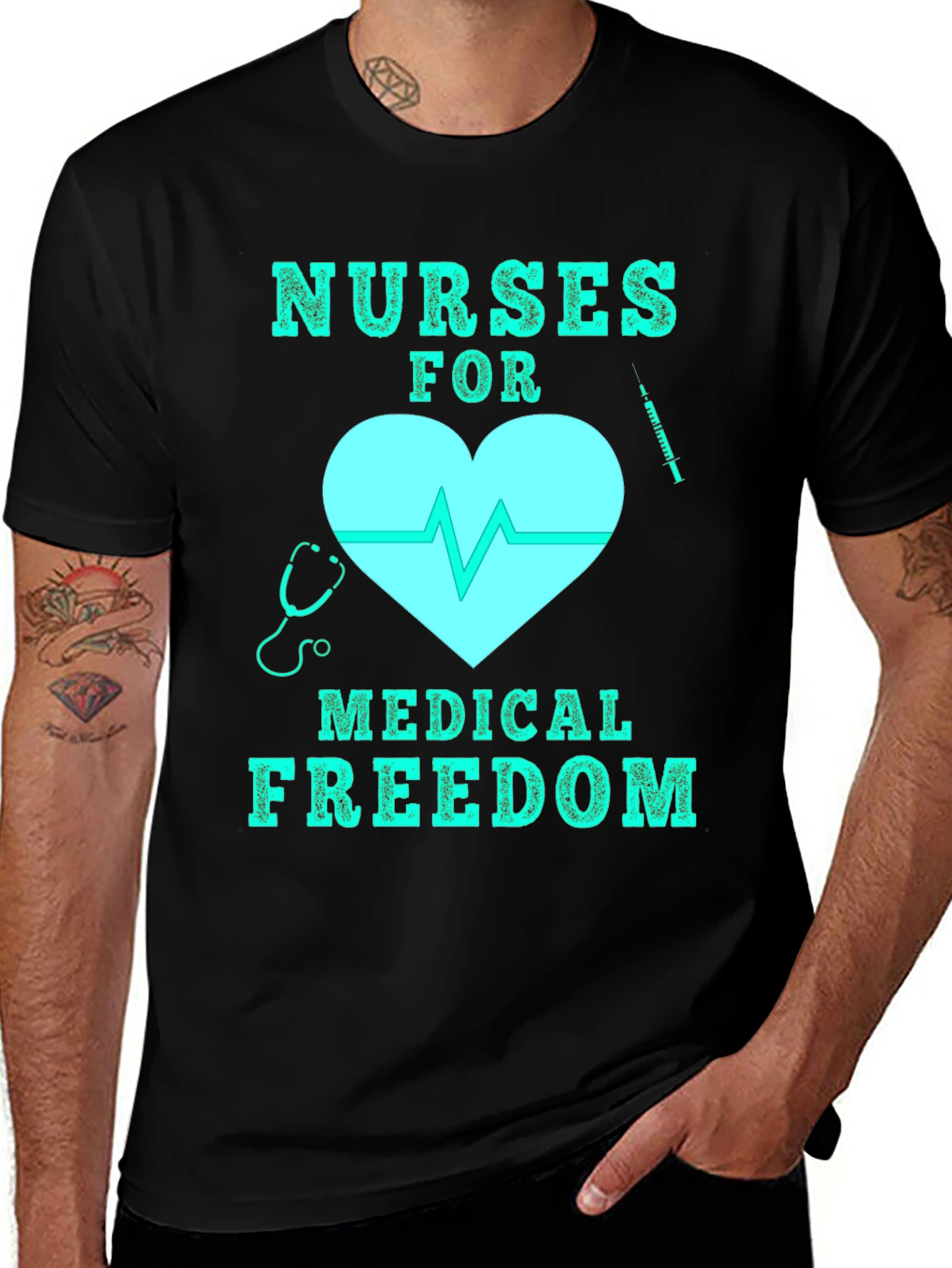 Variant 14 of Nurses for Medical Freedom Graphic Tee