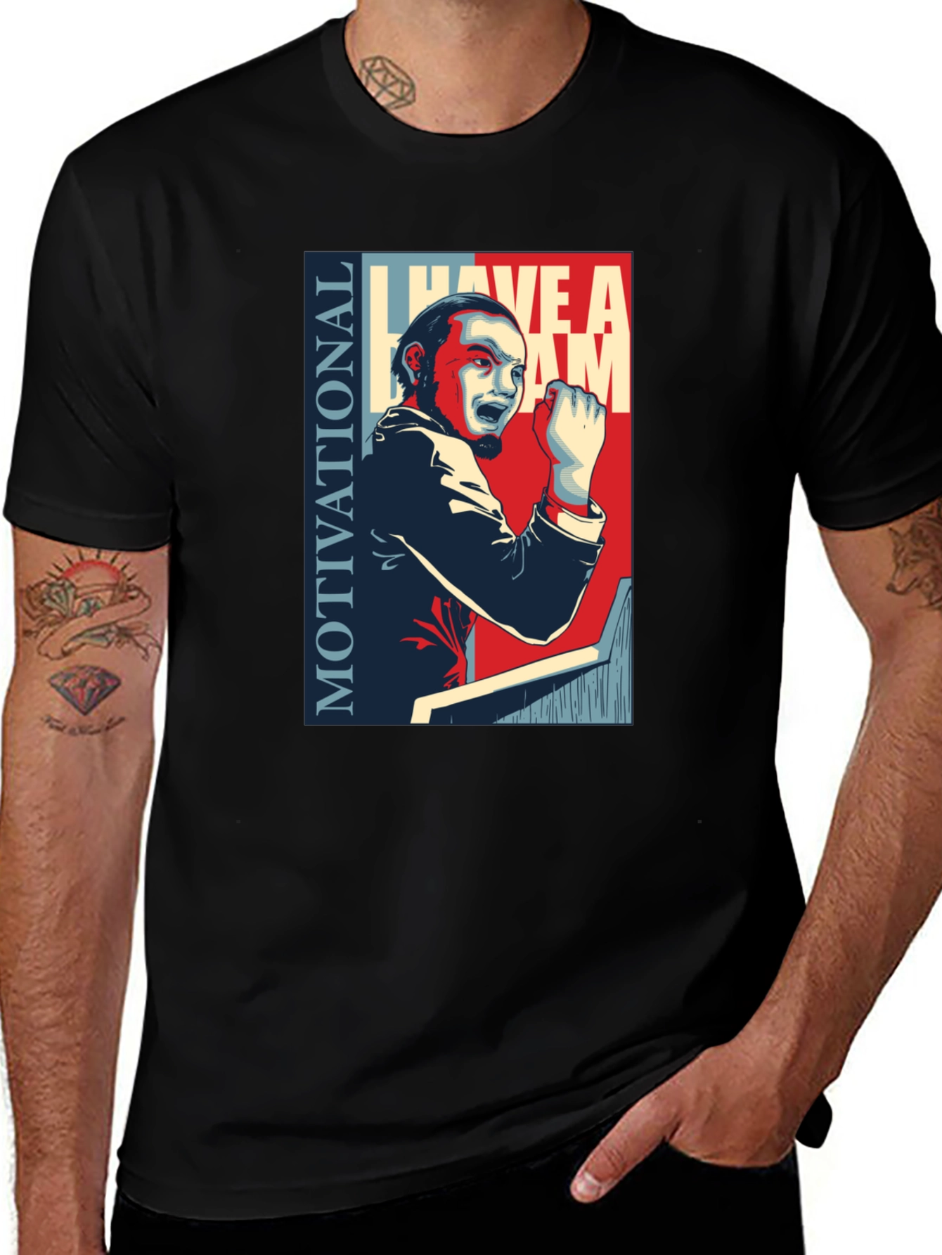 Variant 8 of Motivational Funny T-Shirt - 'I Have a Dream'