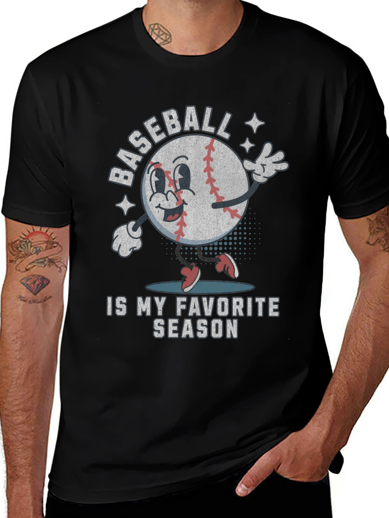 Variant 23 of Baseball My Favorite Season Graphic Tee
