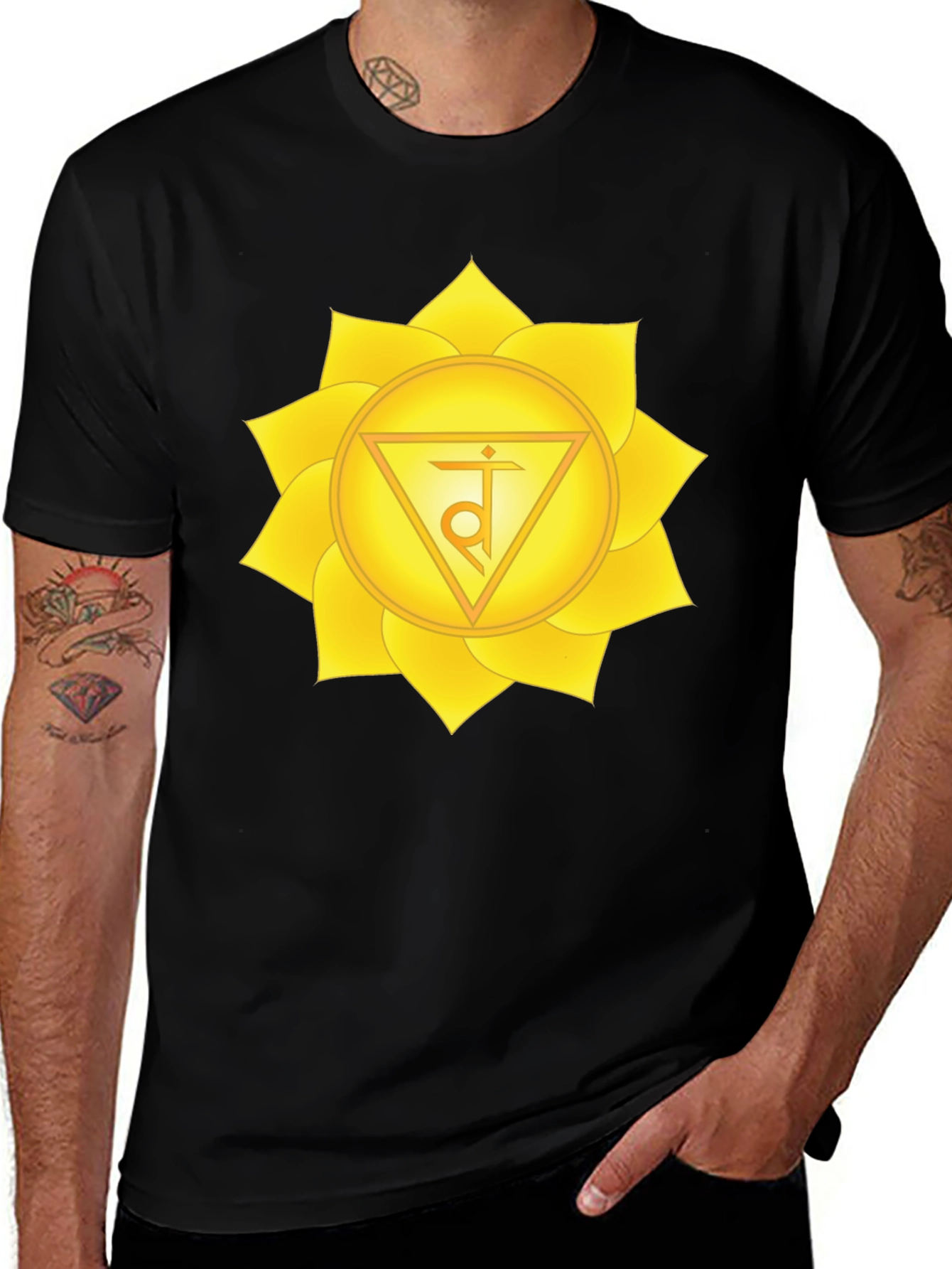 Solar Plexus Chakra T-Shirt - Spiritual Energy Design